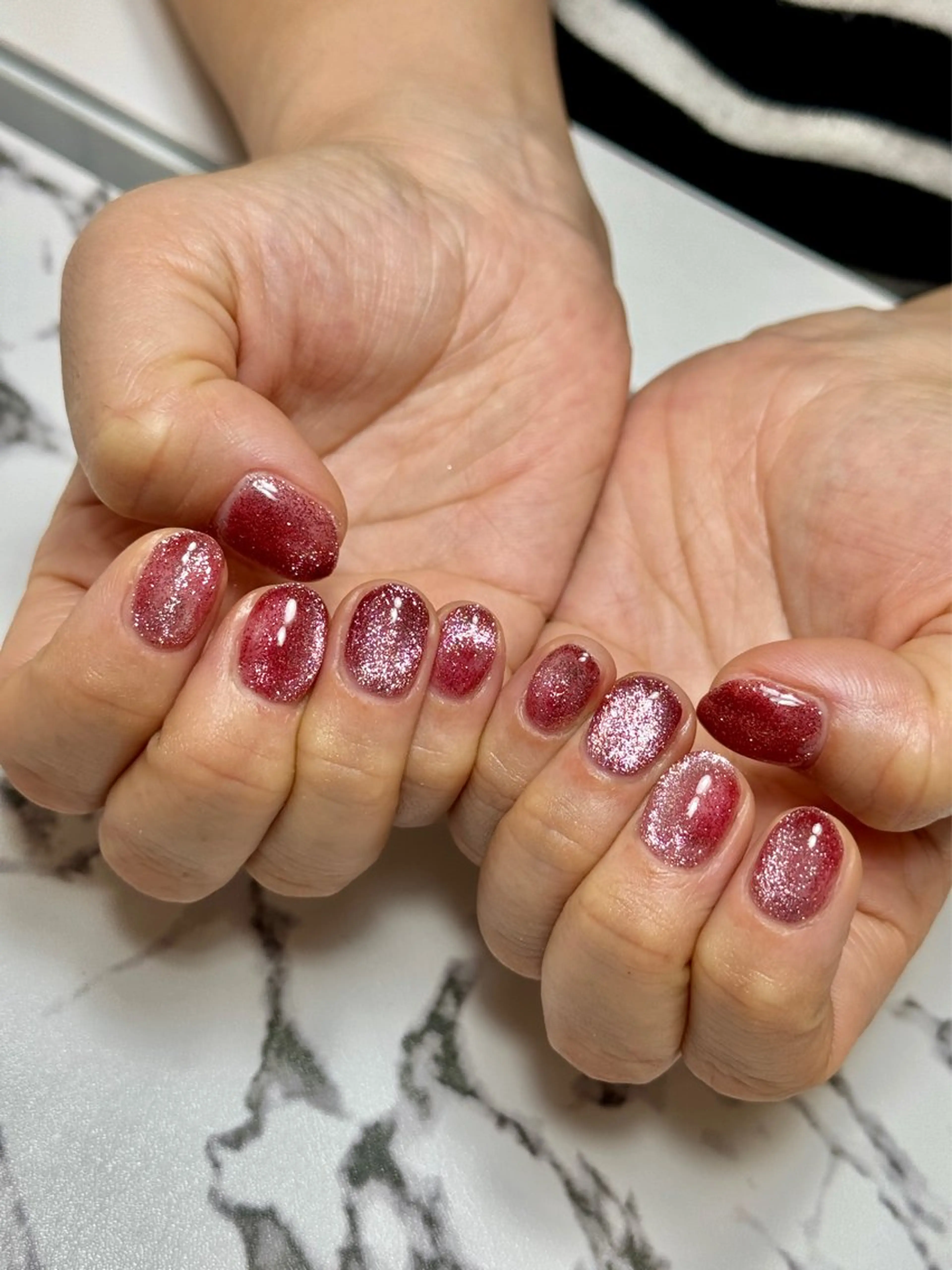 ネイル フラッシュネイル フラッシュマグ マグネットネイル nail salon Luxe【リュクス】のネイルデザイン