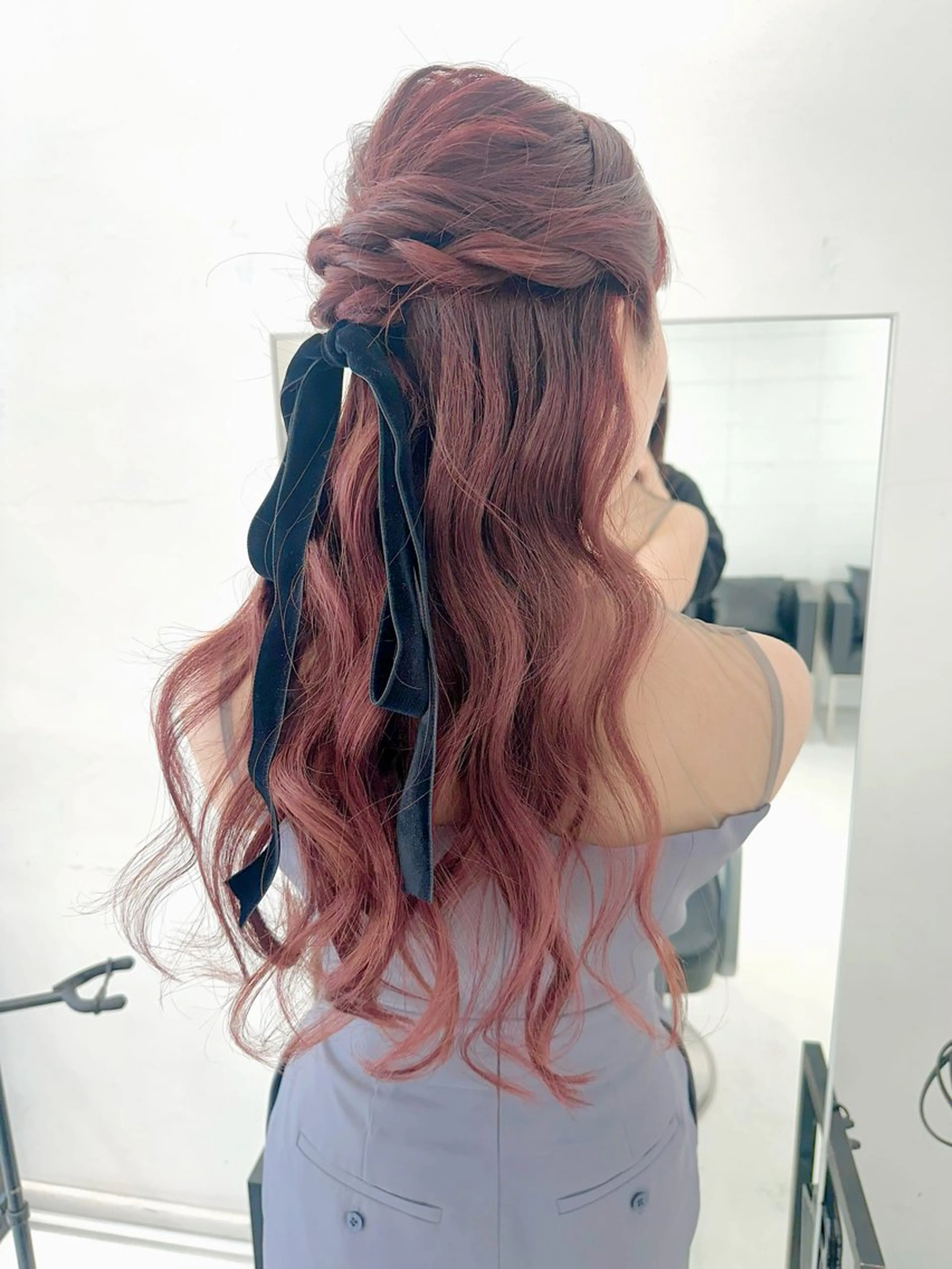 ロング ヘアアレンジ ヘアセット レイヤーカット/艶髪 ✨💭KIRARIのヘアスタイル