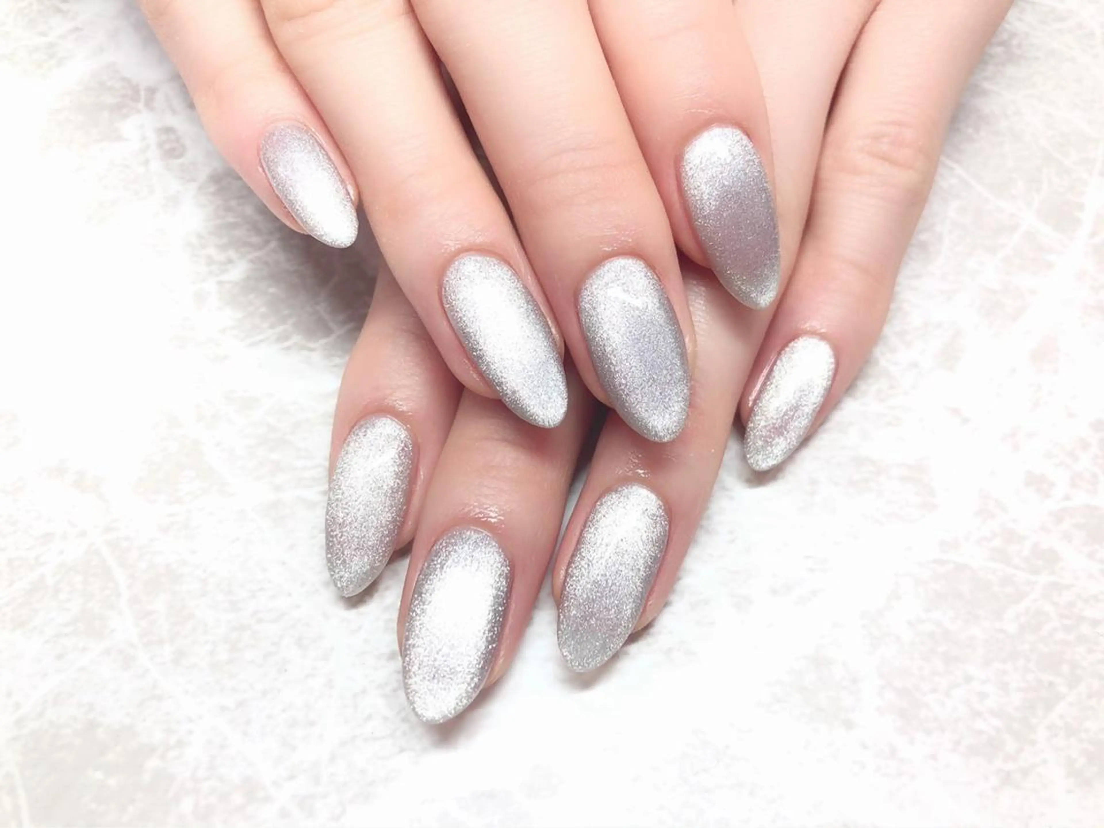 ネイル ハンドネイル マジック ミラーのネイルデザイン