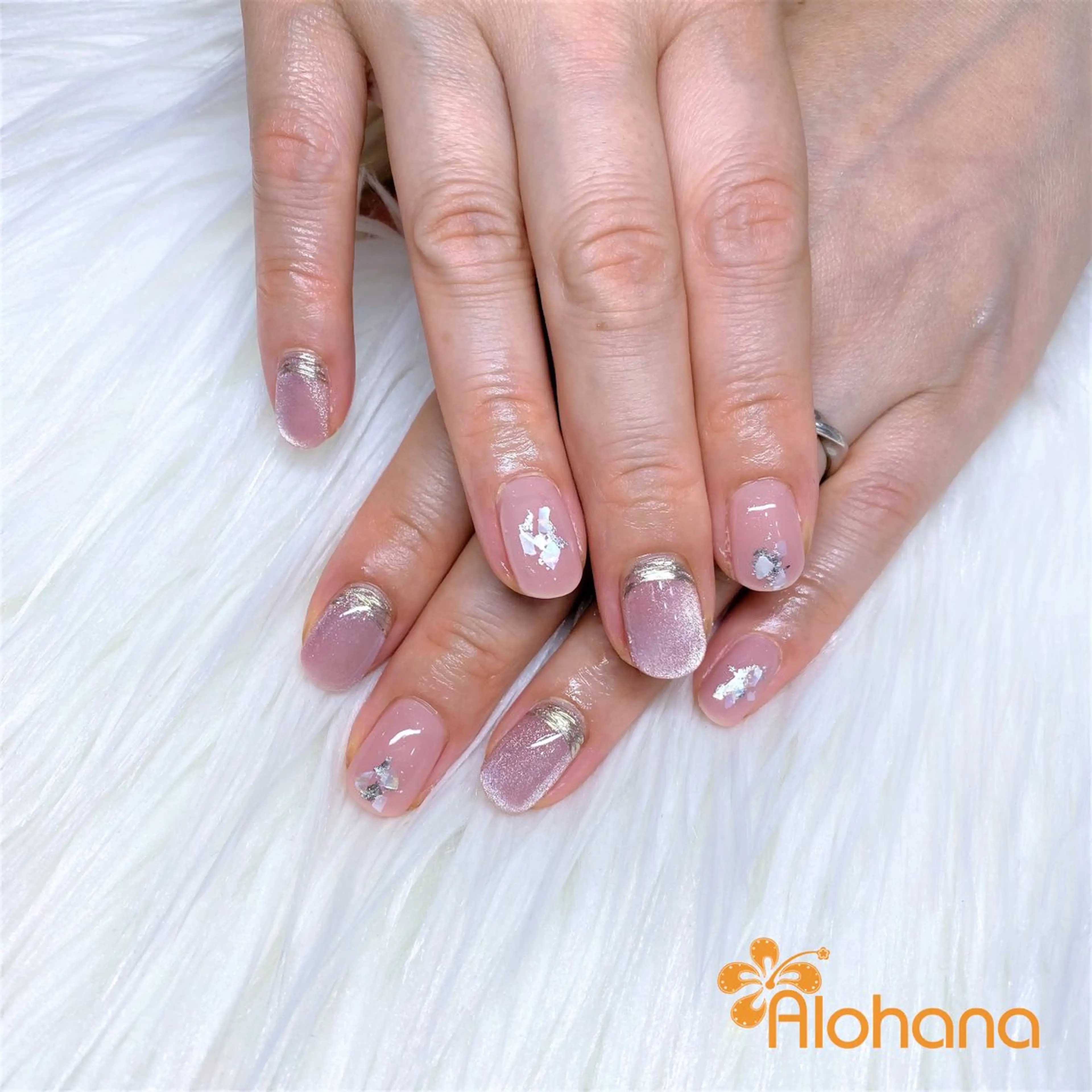 ネイル マグネットネイル Alohana Minaのネイルデザイン