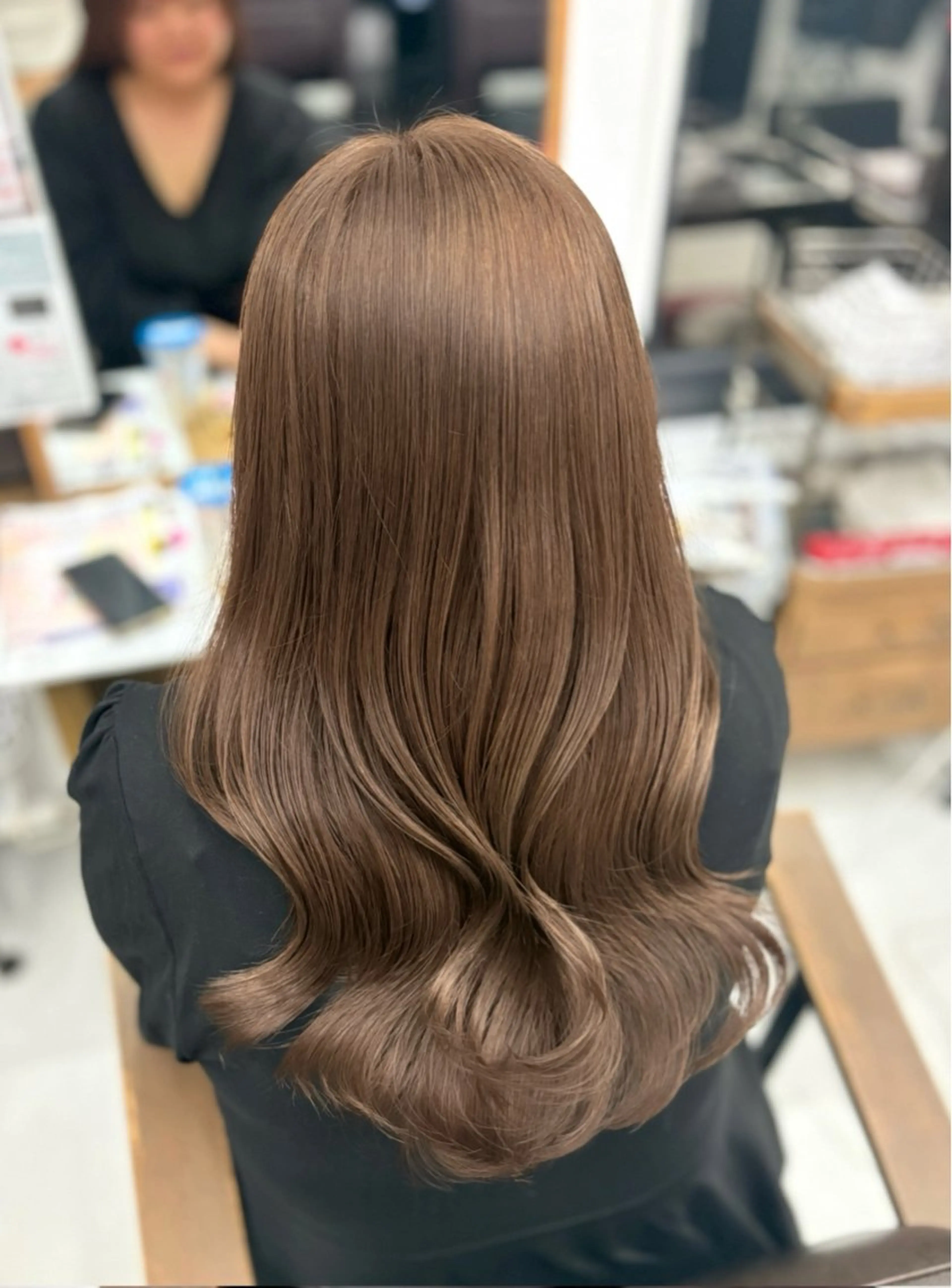 セミロング ヘアカラー 大林 菜海のヘアスタイル