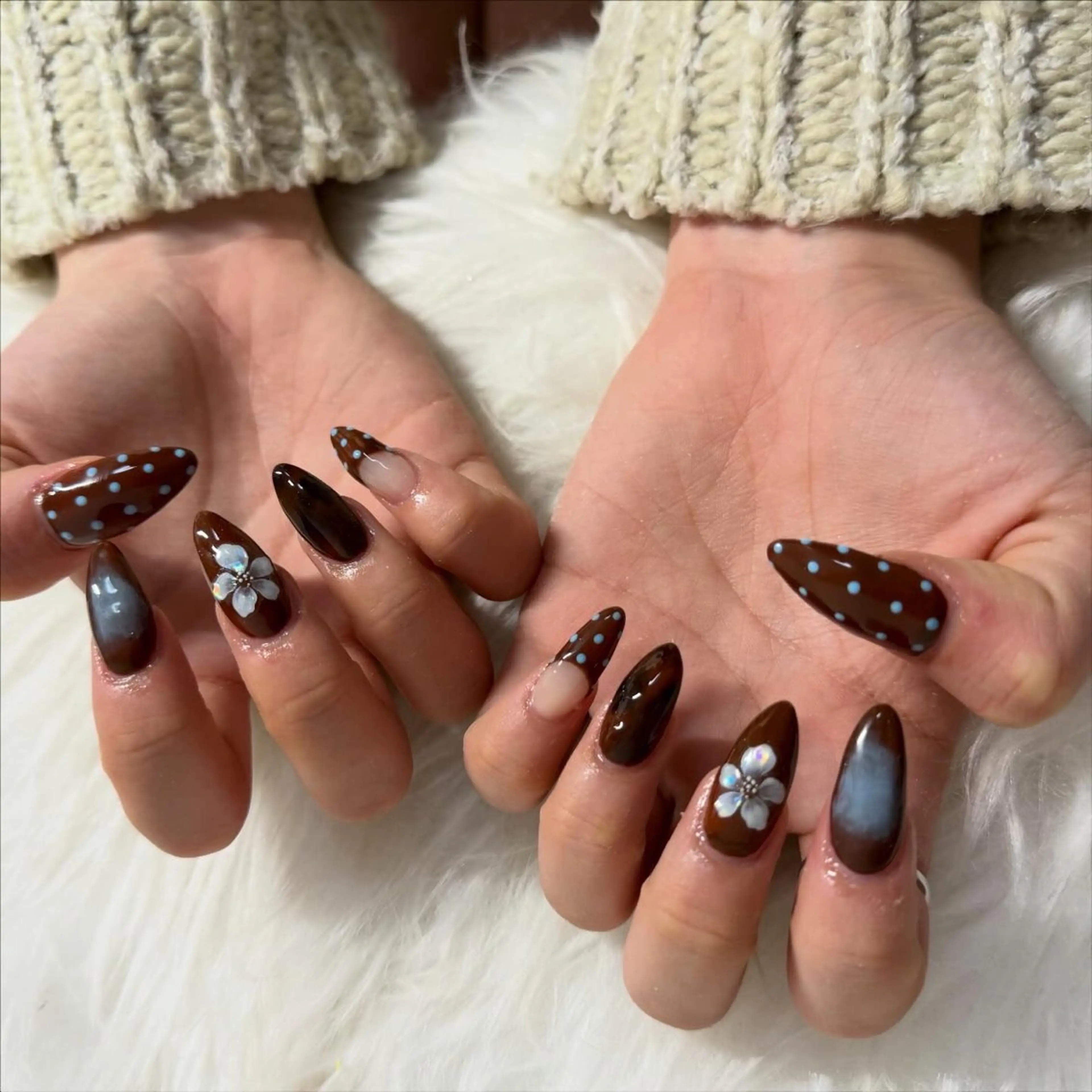 ロング ハンドネイル mao .のネイルデザイン