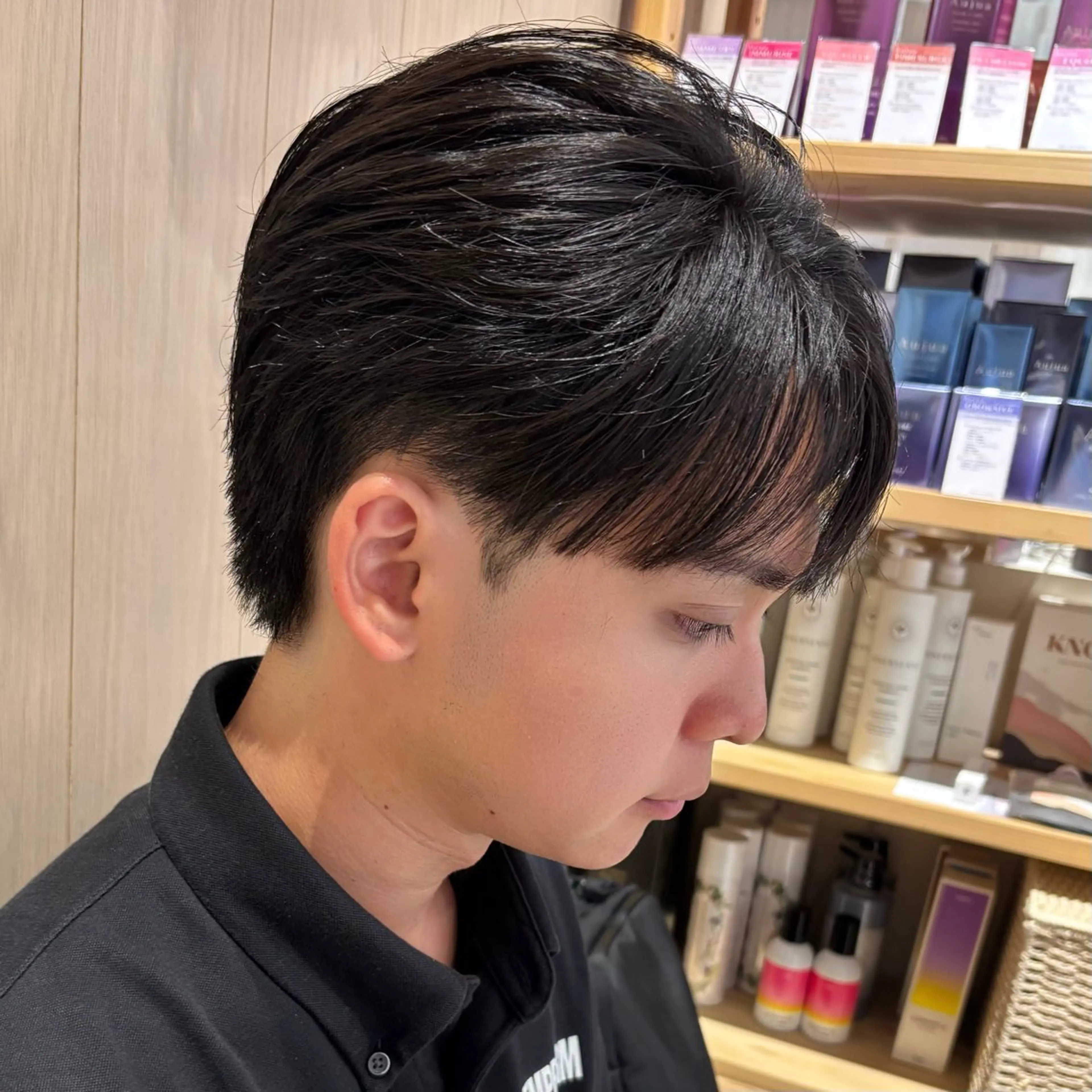 メンズ メンズ韓国風 マッシュウルフ マッシュ メンズウルフカット ウルフカット カット 杉江花琳/ メンズヘア/韓国ヘアのヘアスタイル