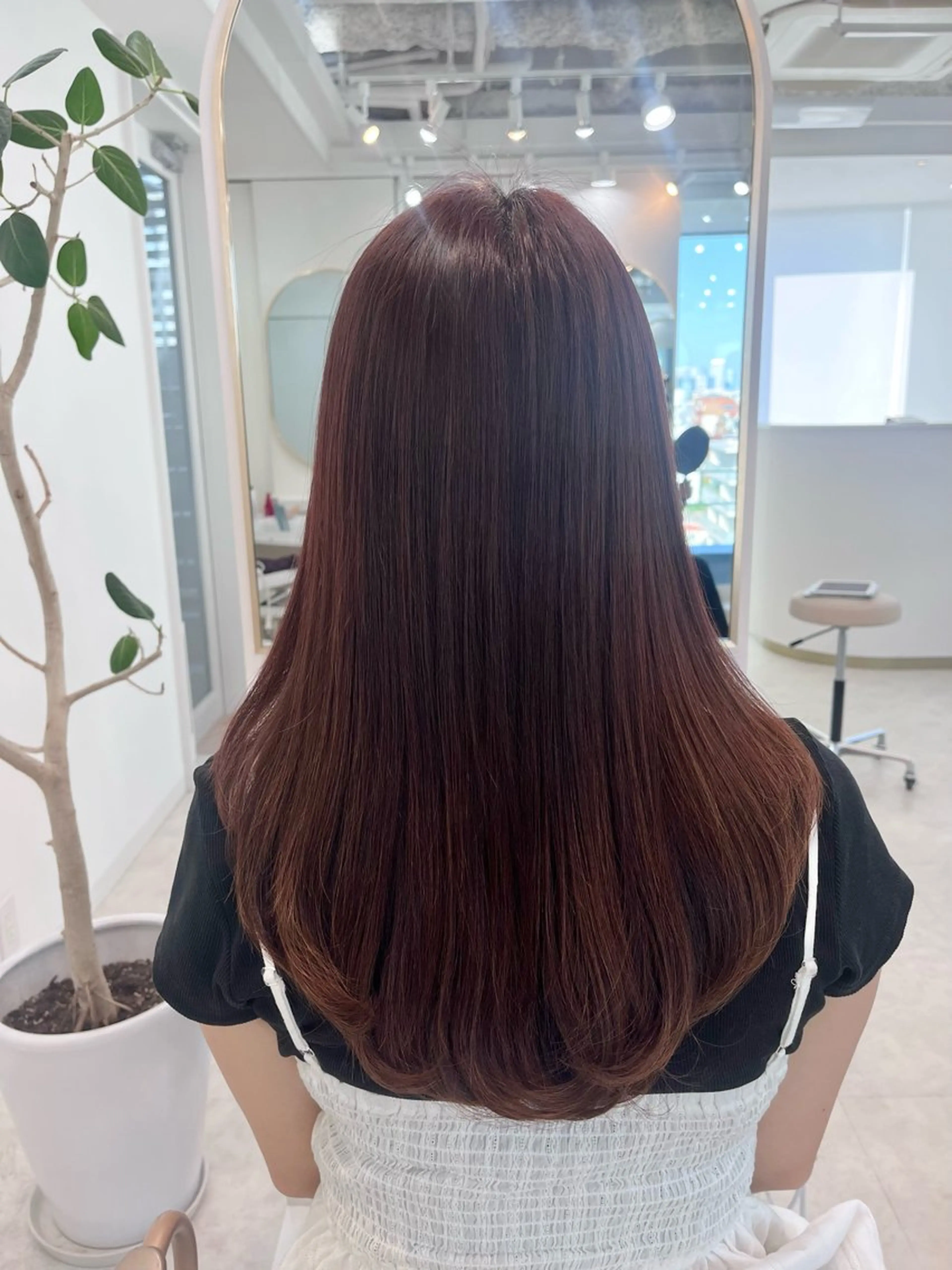 セミロング トリートメント lemiie suzunaのヘアスタイル