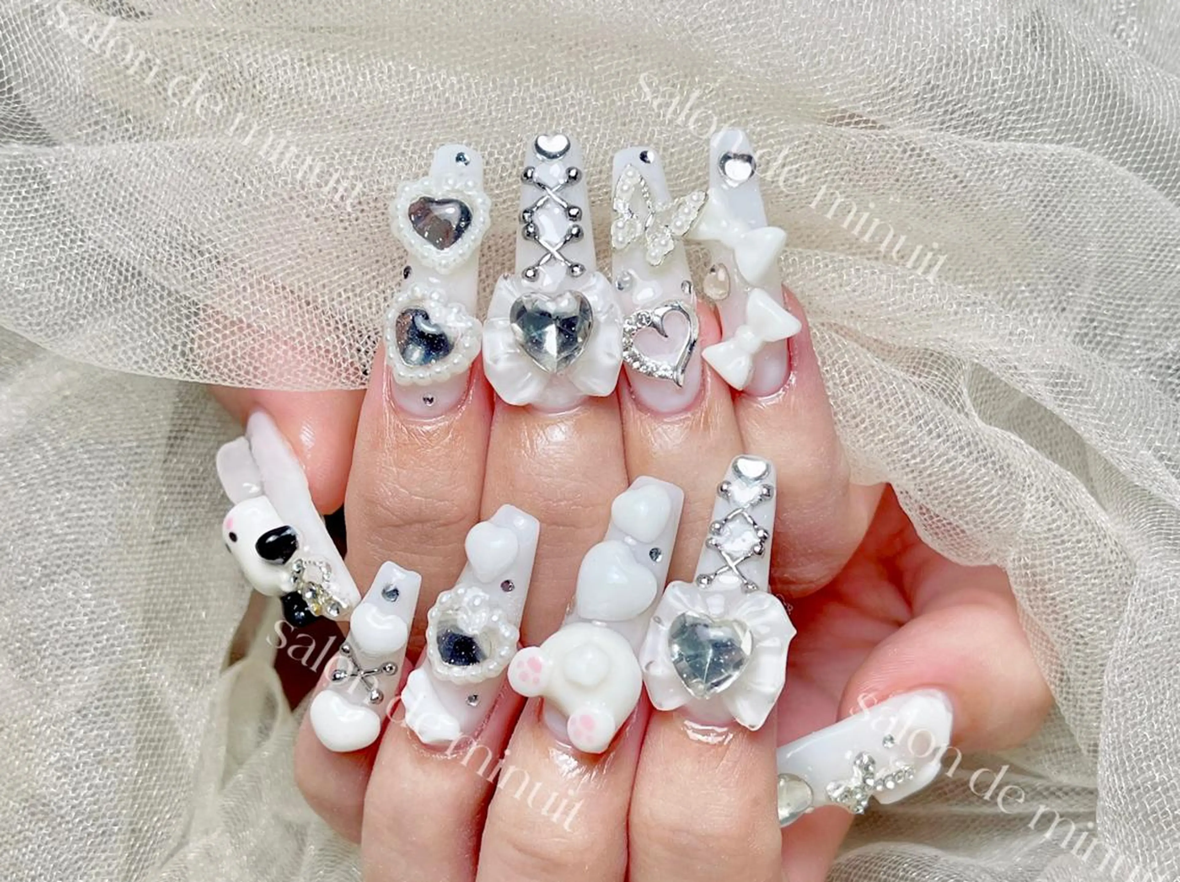 150分持ち込みデザイン(最高級パーツゴテゴテデザイン10本ok!)の写真