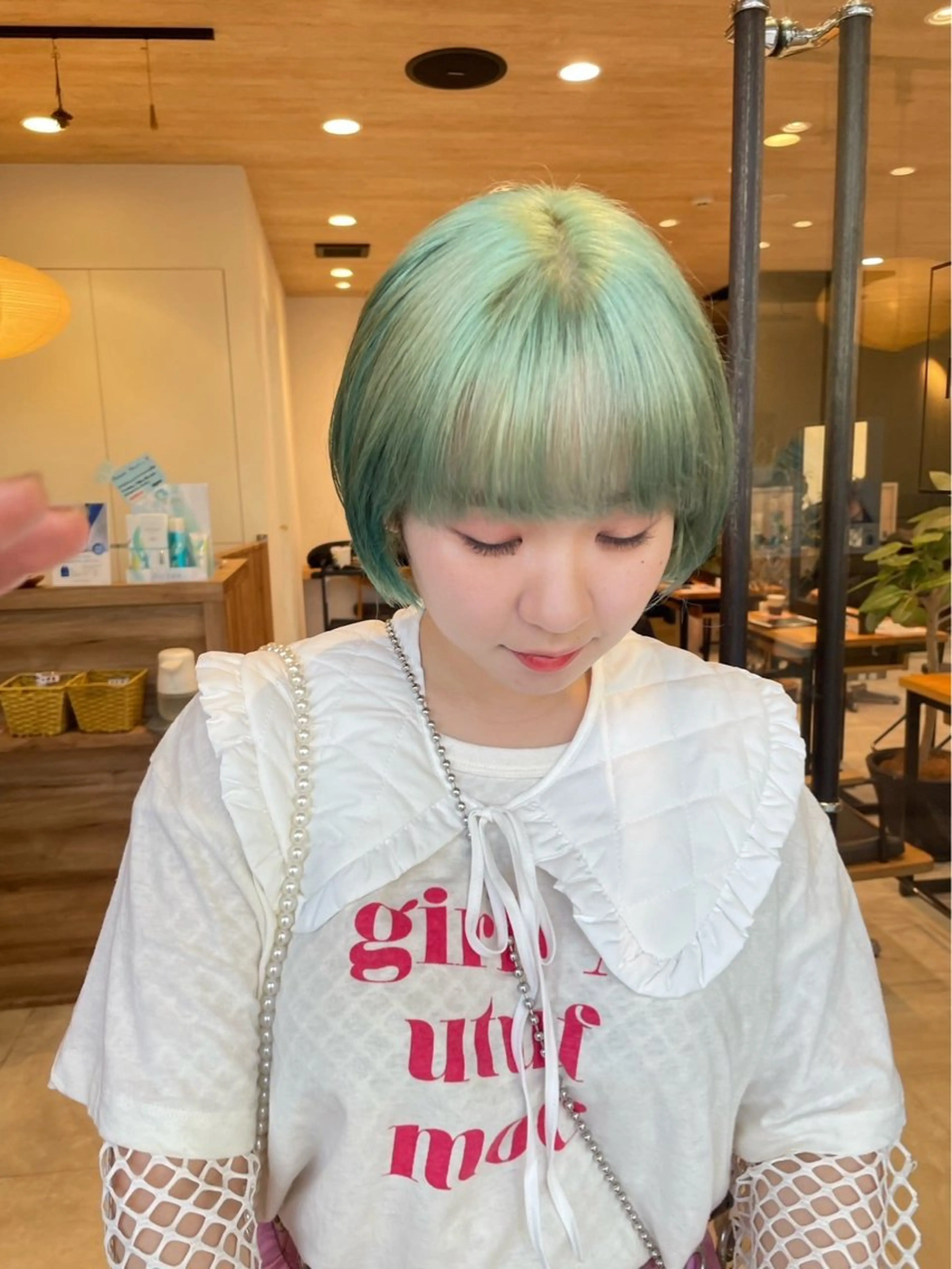 ショート カラー レイヤー/似合わせ/ yuan⟡.·のヘアスタイル