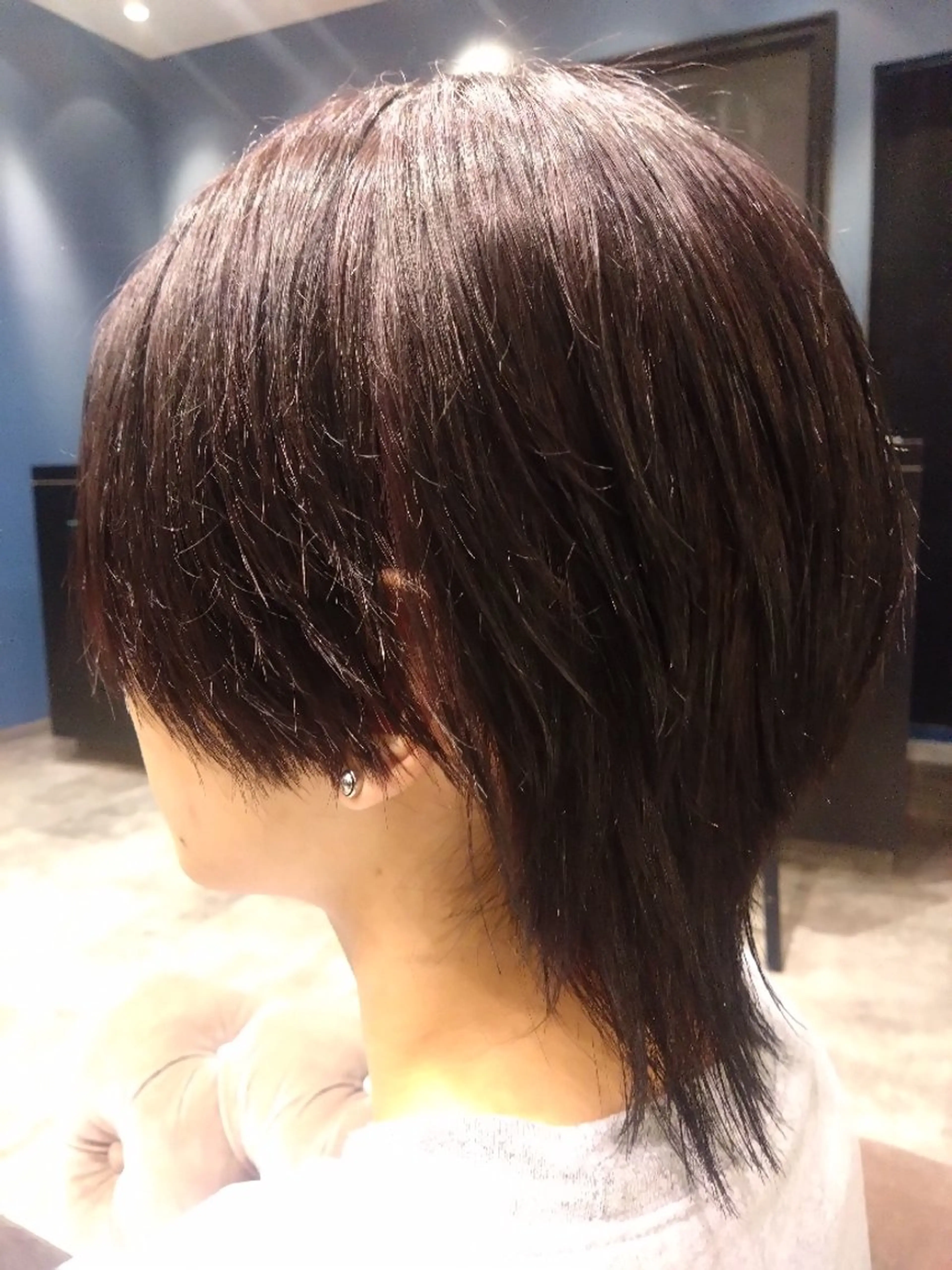 ミディアム メンズ メンズウルフカット ウルフカット 婦中町／4月限定無料 カットメニューありのヘアスタイル