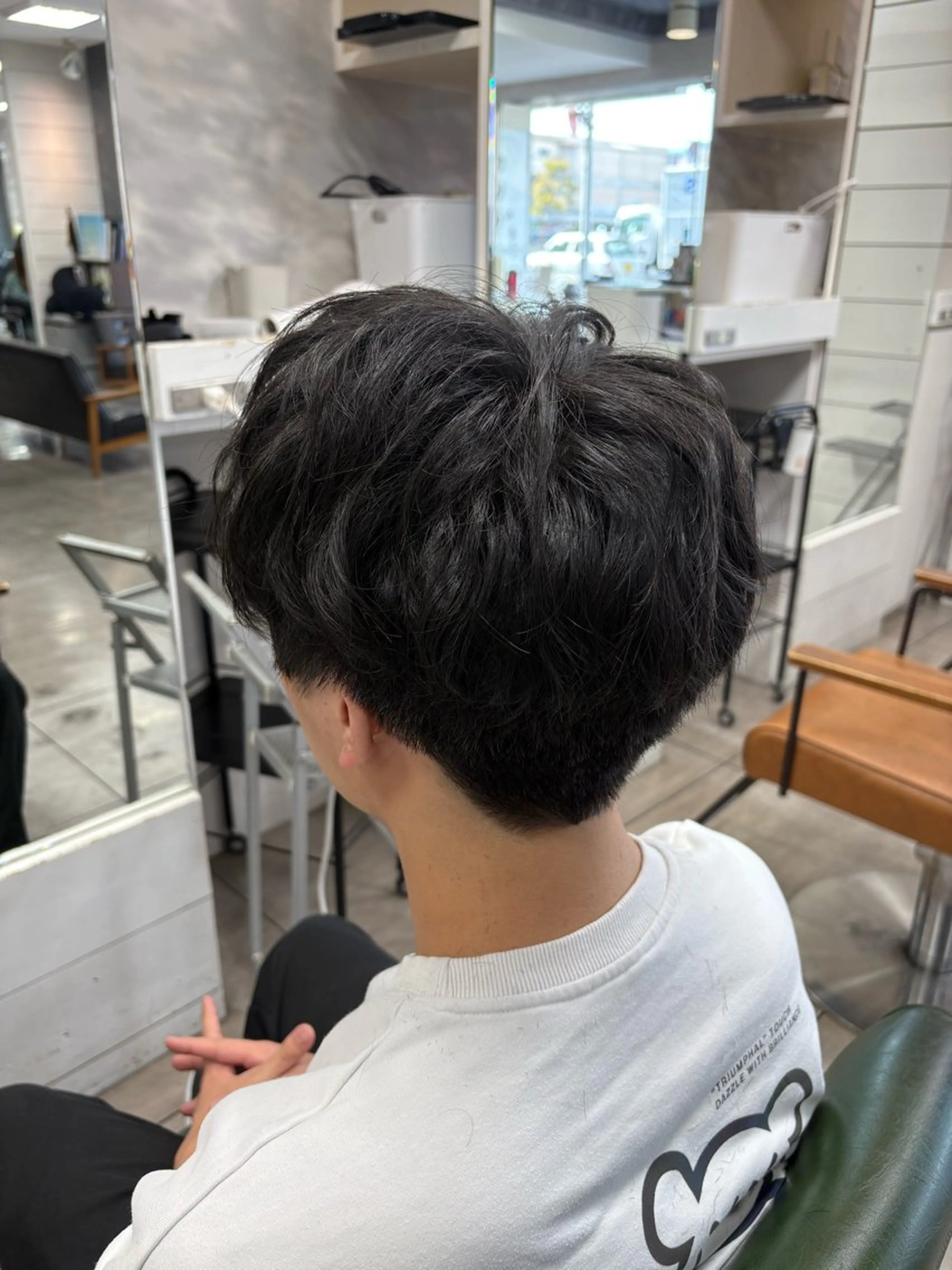 メンズ カット パーマ 似合わせカット✂️ 赤阪 隼🐧のヘアスタイル