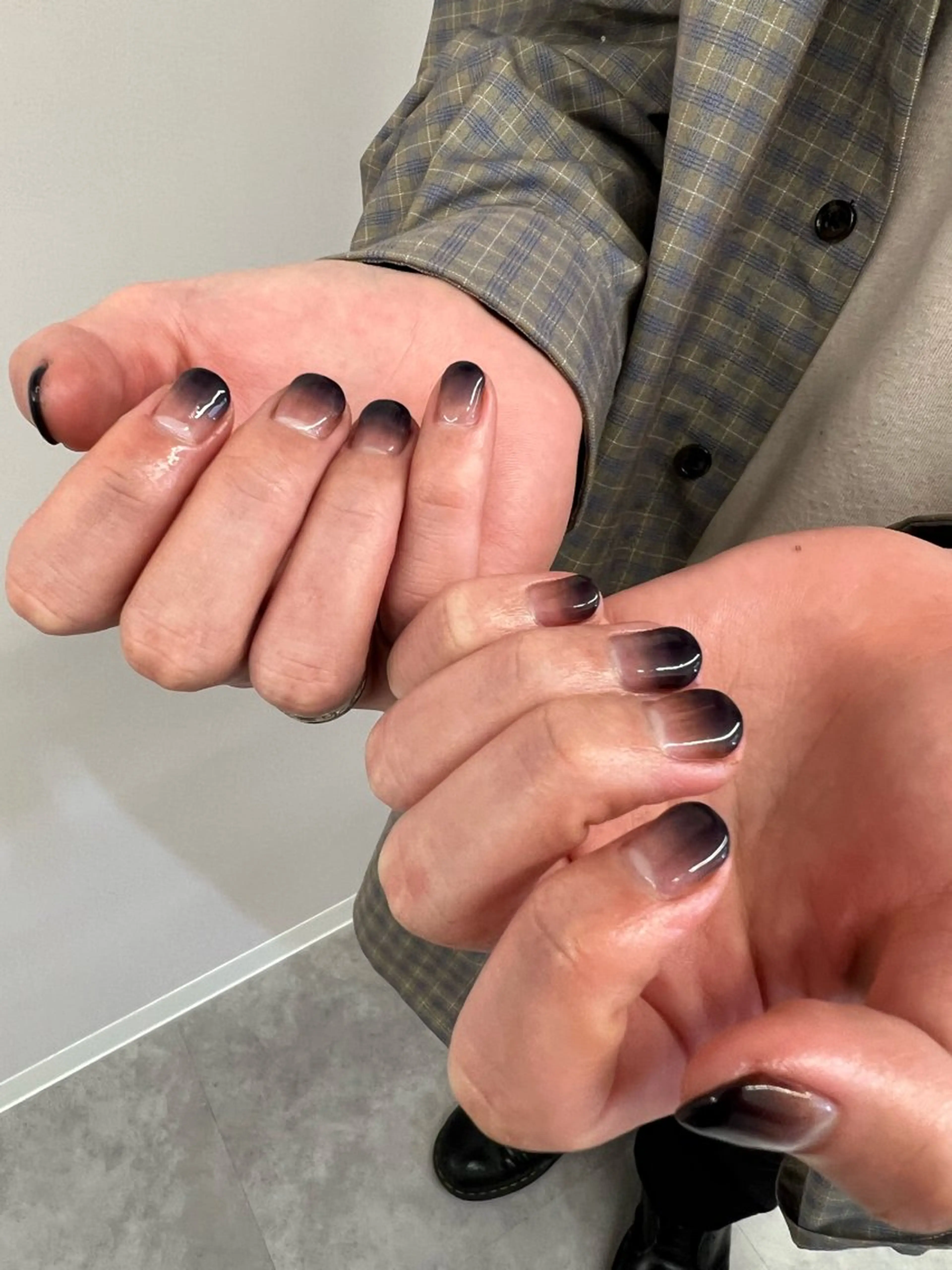 ネイル メンズネイル ネイビー Bana_ Nailのネイルデザイン