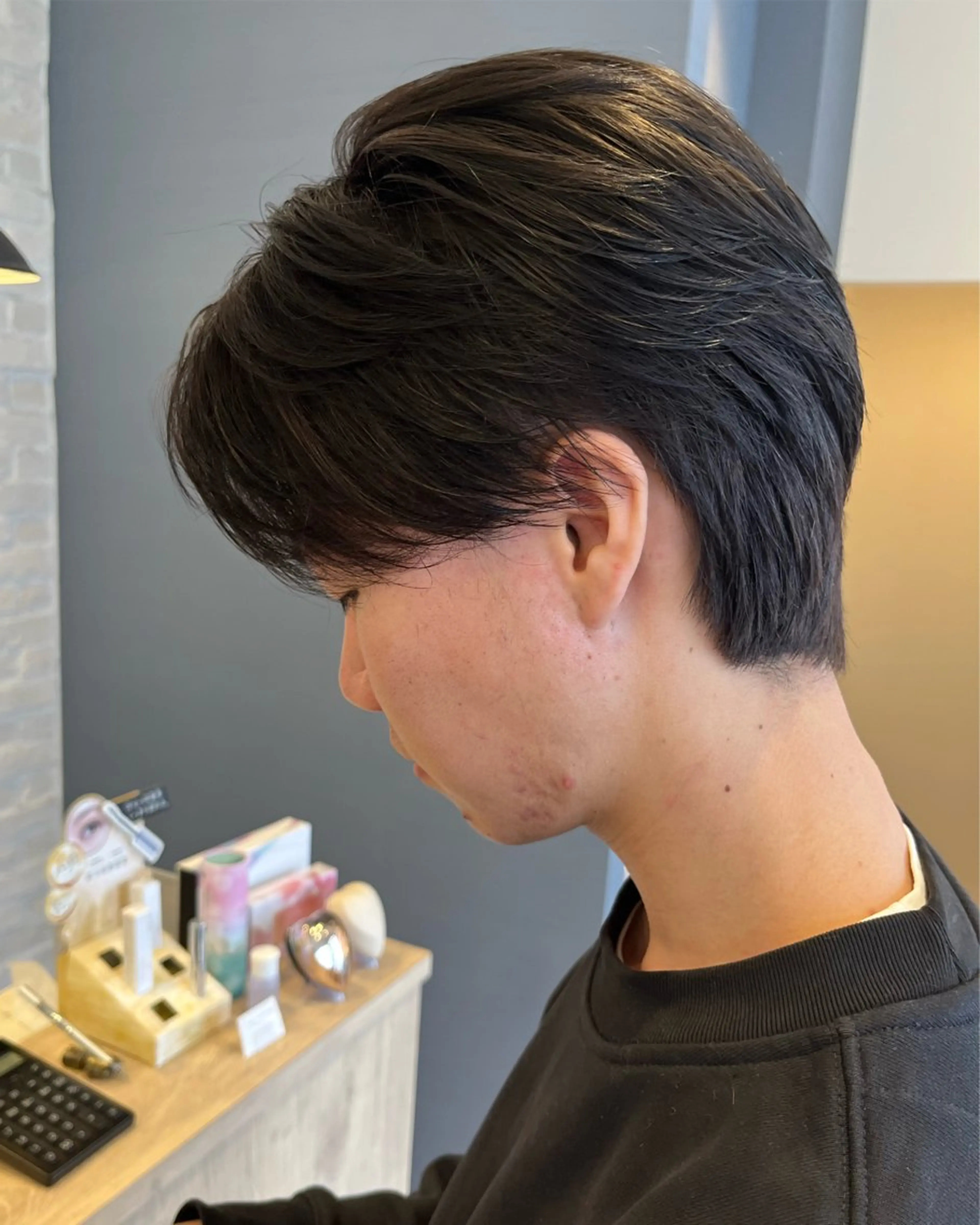 ショート メンズ カット セジールヘアメゾン所属・韓国レイヤー/透明感 カラー🐈曾根高のヘアスタイル