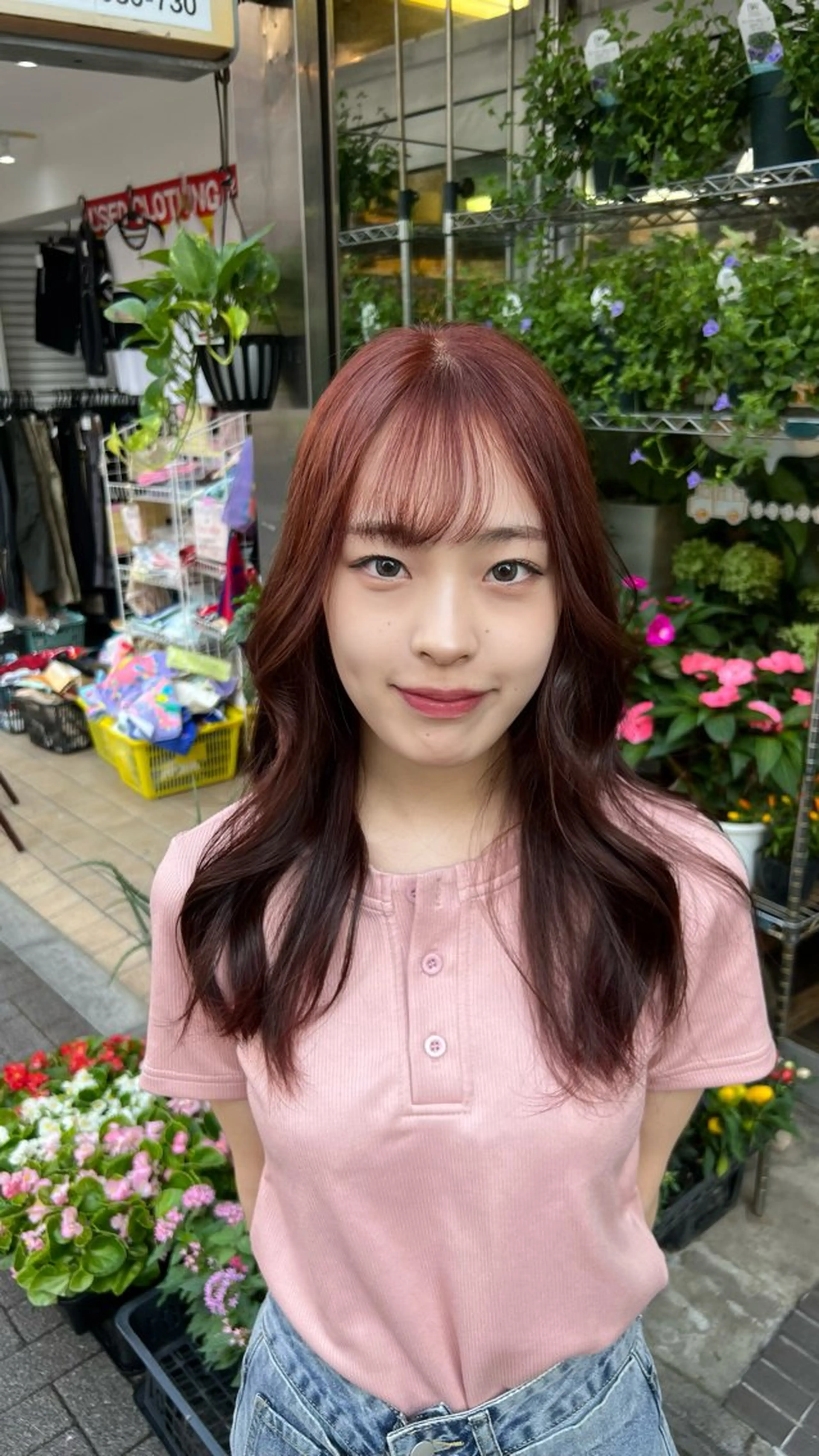 セミロング カット ヘアカラー MION✂️ 似合わせカットのヘアスタイル