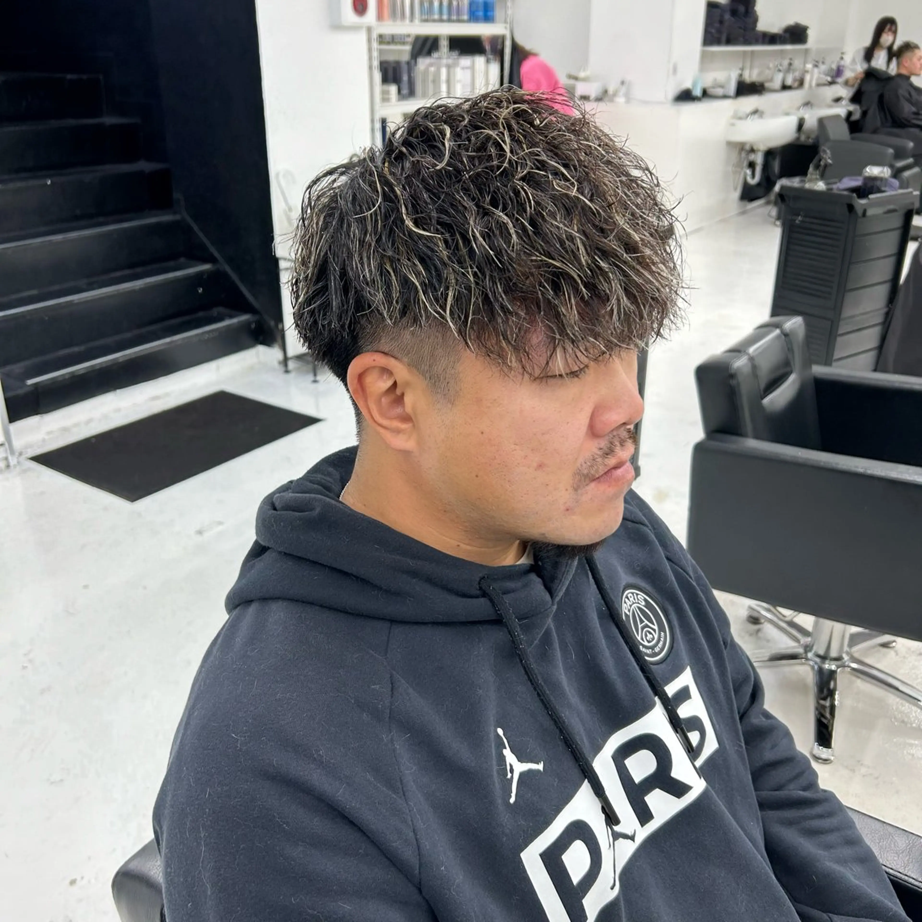 ショート パーマ メンズ メンズメッシュ メンズパーマ ツイストスパイラルパーマ スパイラルパーマ 【メンズパーマ特化】 🍏網中勇喜のヘアスタイル