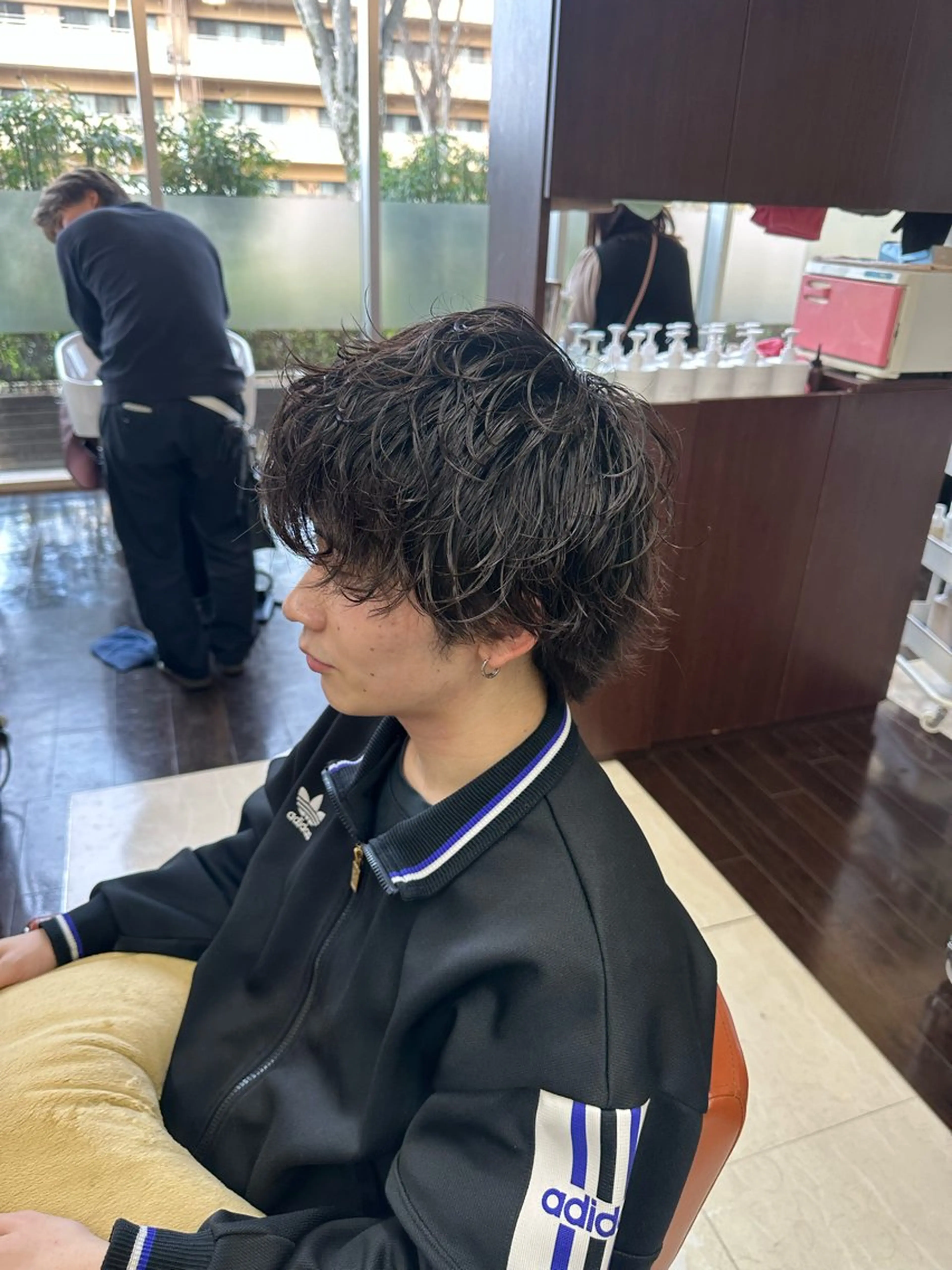 ショート カラー パーマ メンズ メンズパーマ カット パーマ 毎月230人担当/ メンズヘア/清和武虎のヘアスタイル