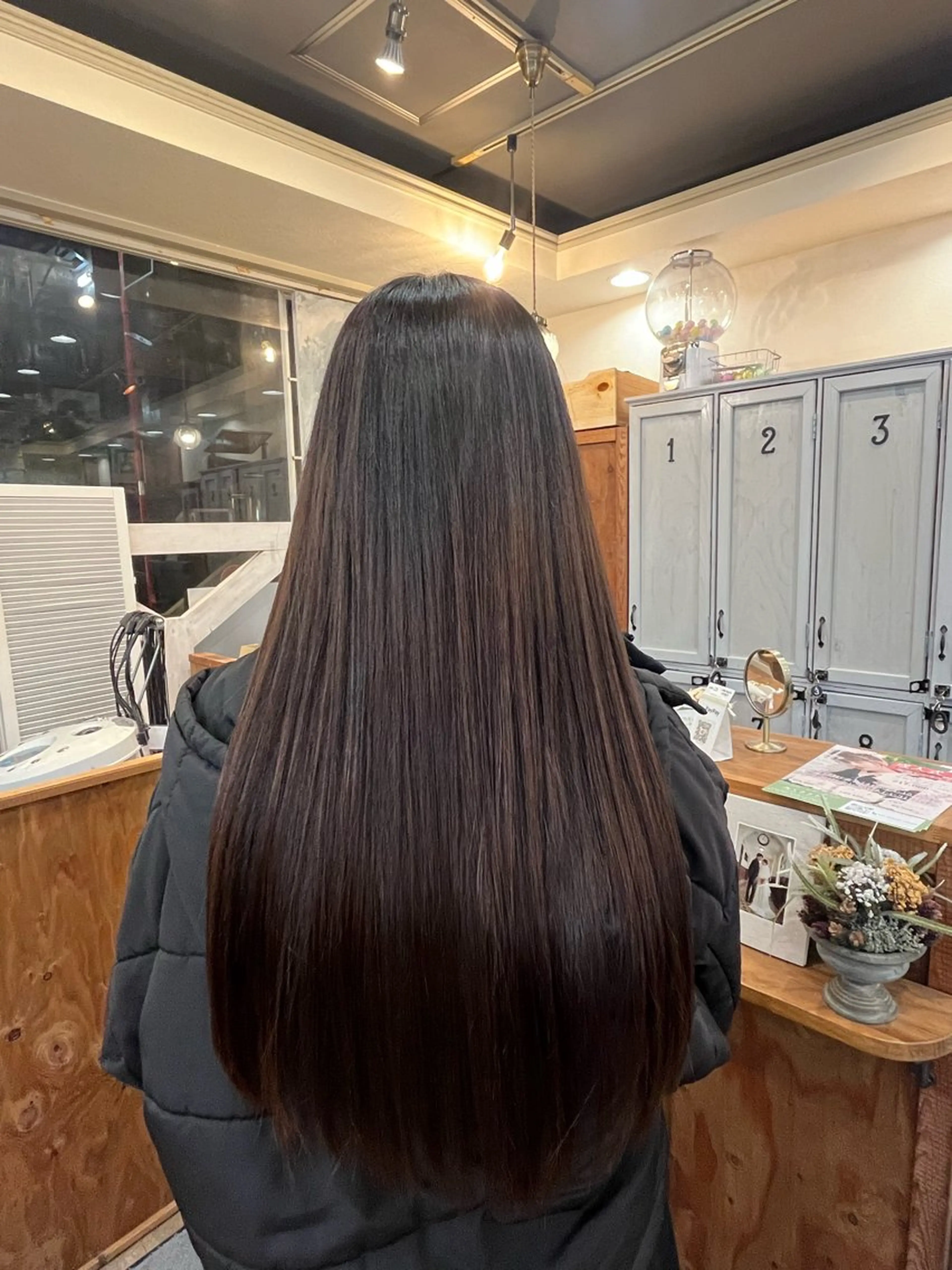 ロング 縮毛矯正 くろさわ あやか🌷のヘアスタイル