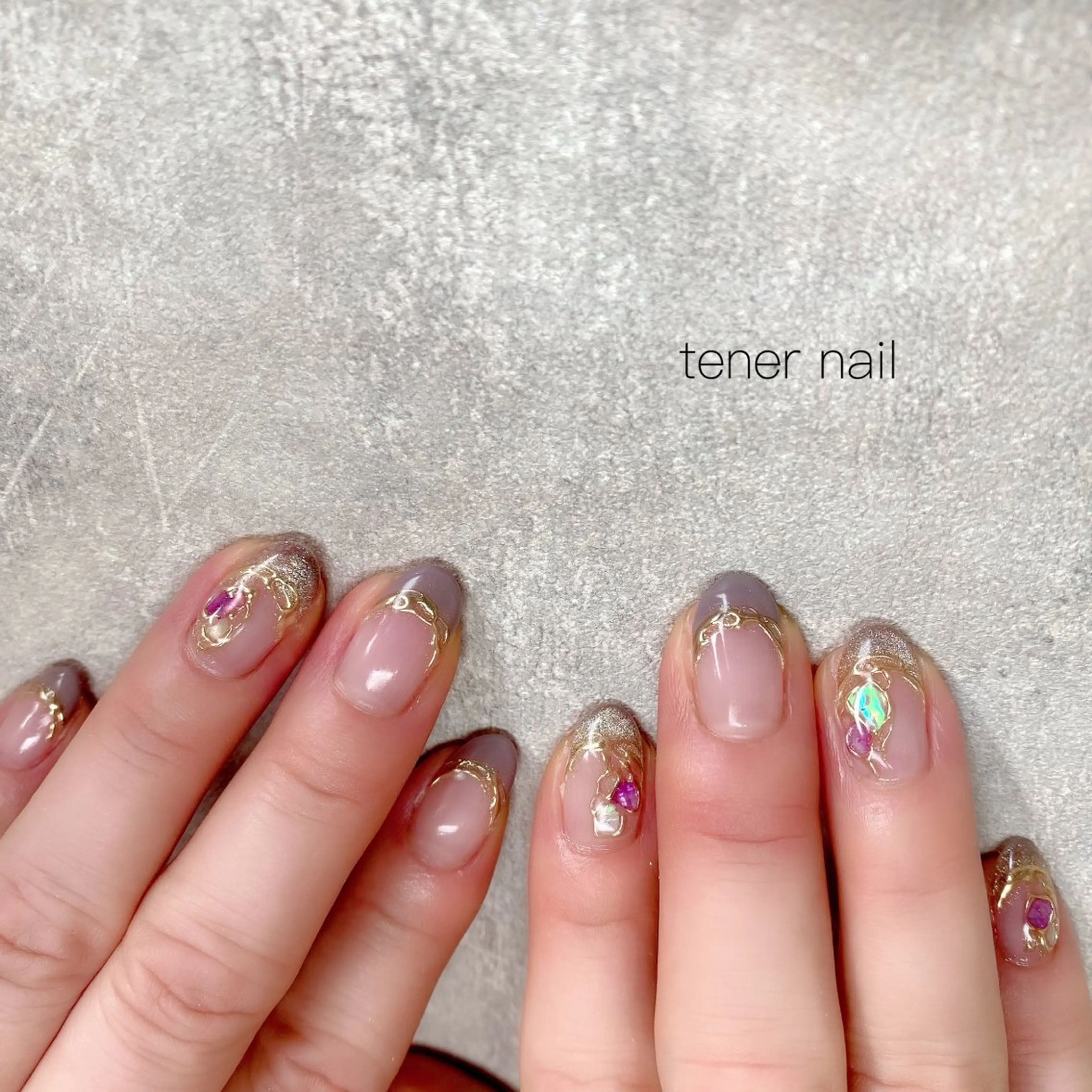 ネイル フレンチネイル ハンドネイル テネルネイル tener nailのネイルデザイン