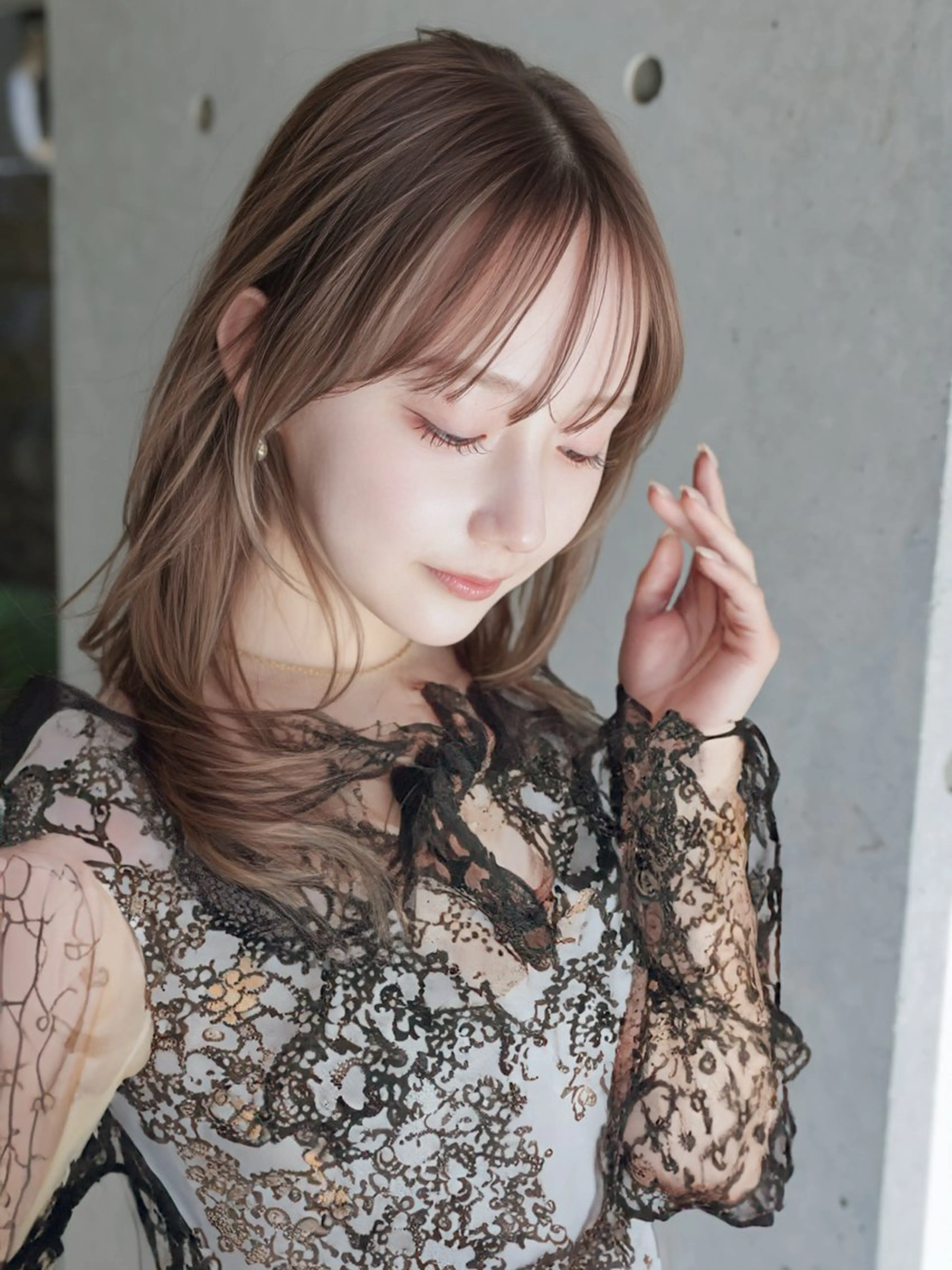 ロング ロングレイヤー くびれヘア 韓国風ヘア レイヤーカット ロング カット トリートメント モテ髪の神様✨ 祝田巳幸/全国4位のヘアスタイル