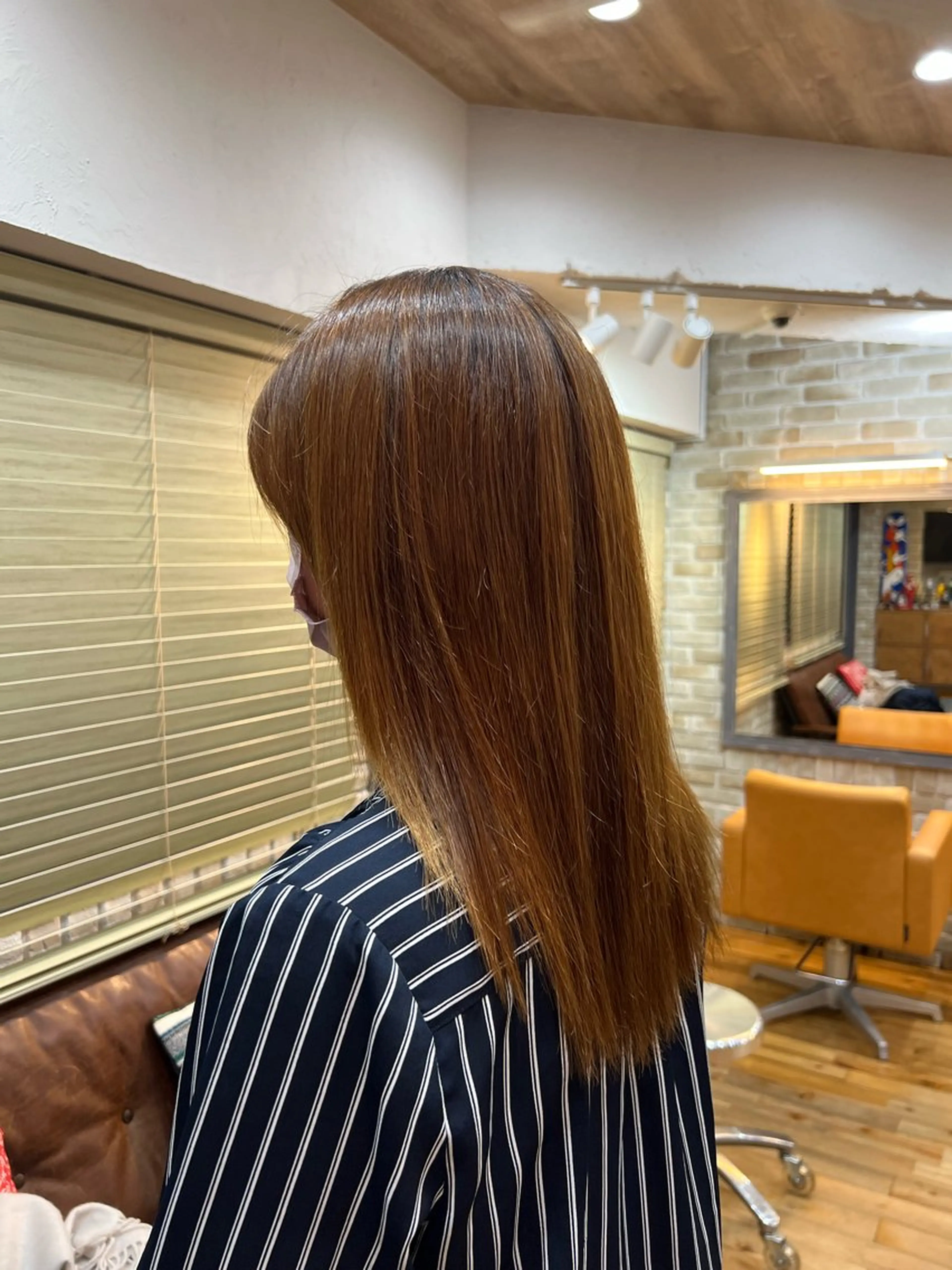 セミロング 髪質改善 縮毛矯正 カット トリートメント 増田 晃大のヘアスタイル