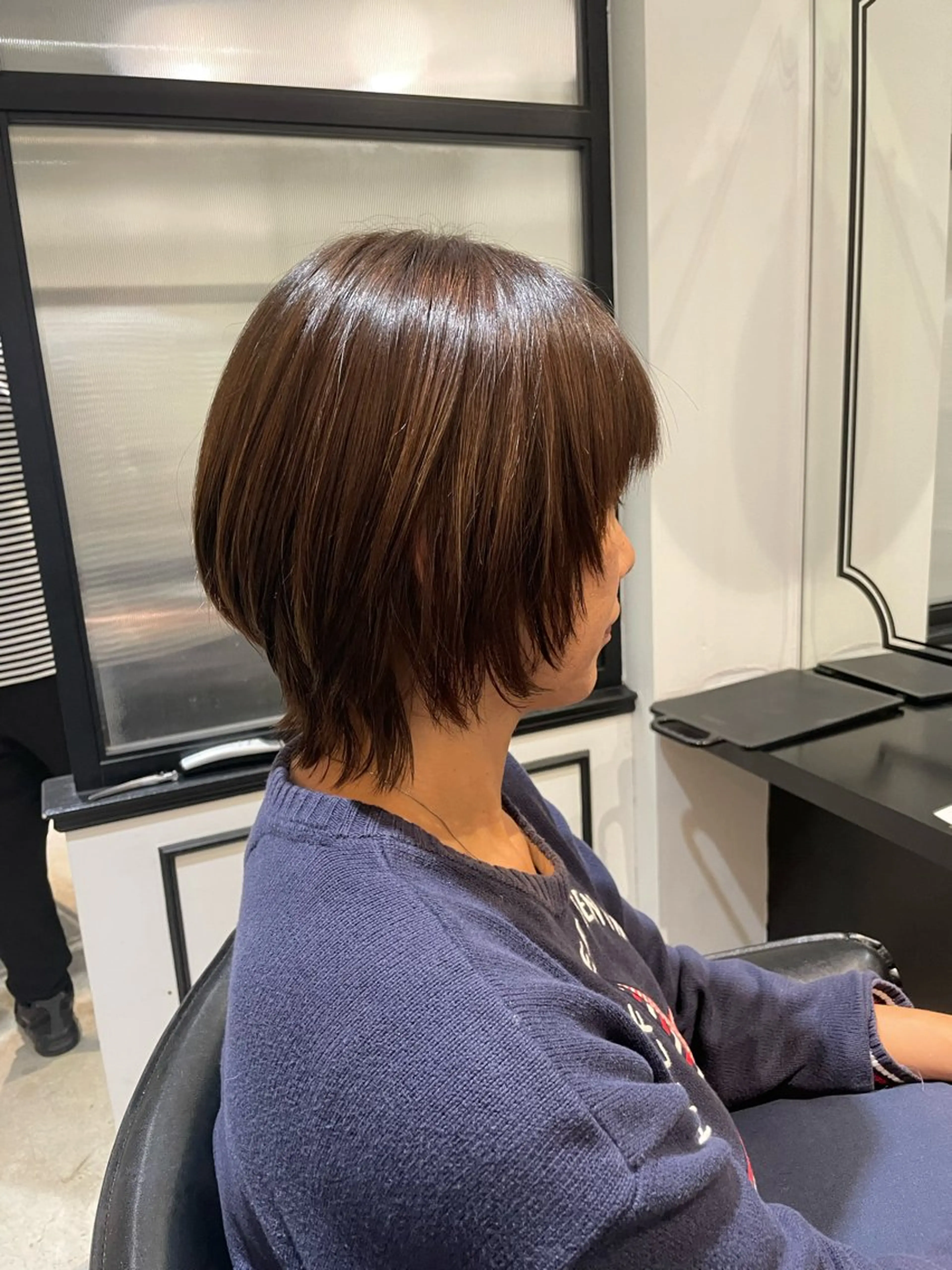 ショート ボブ ウルフカット ウルフボブ feliz🤍 RINAのマツエク・マツパデザイン