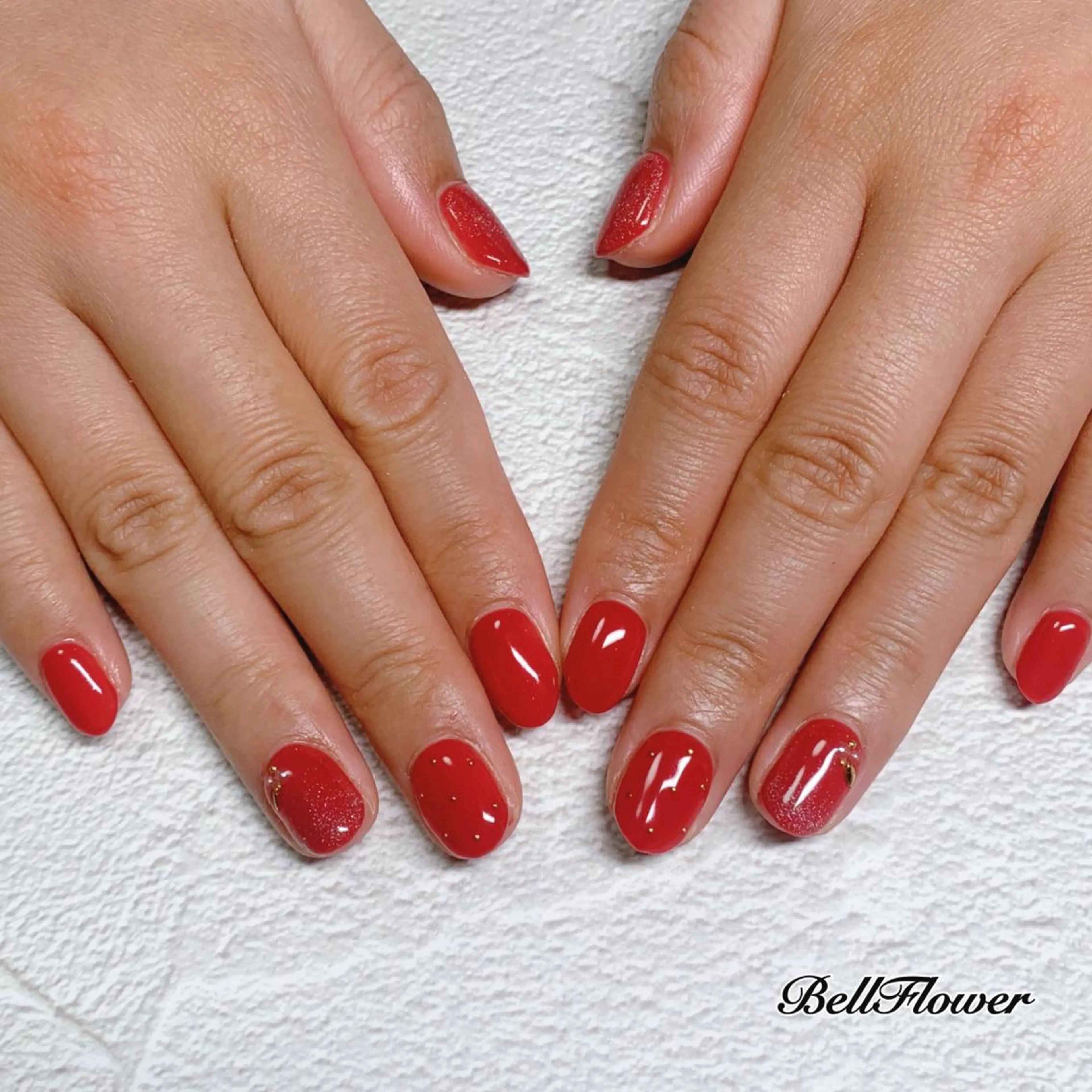 ネイル ハンドネイル Bell Flowerのネイルデザイン