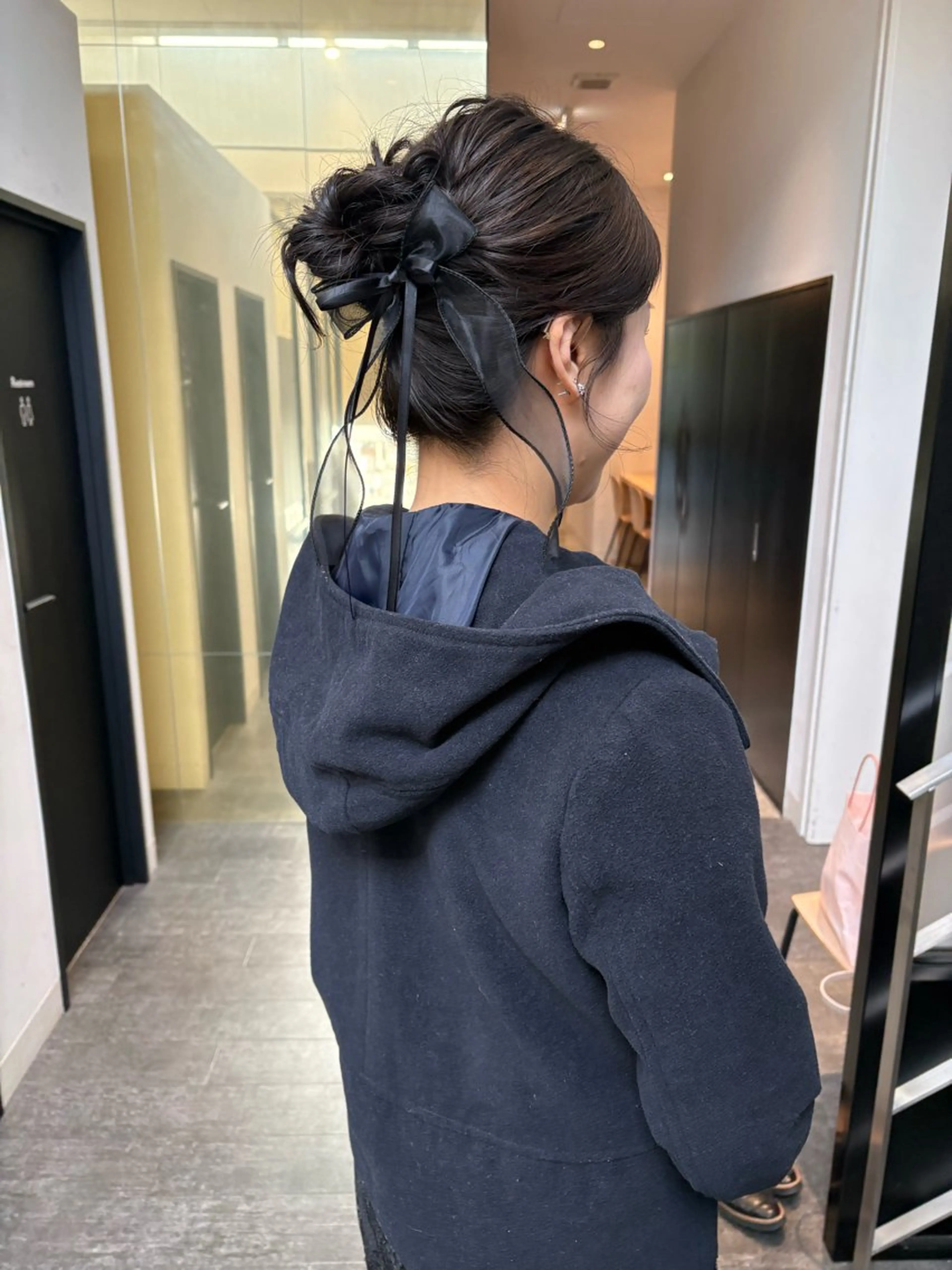 ロング ヘアアレンジ 結婚式・ブライダル ヘアセット mao ｜ 柔らか艶カラー🫧のヘアスタイル