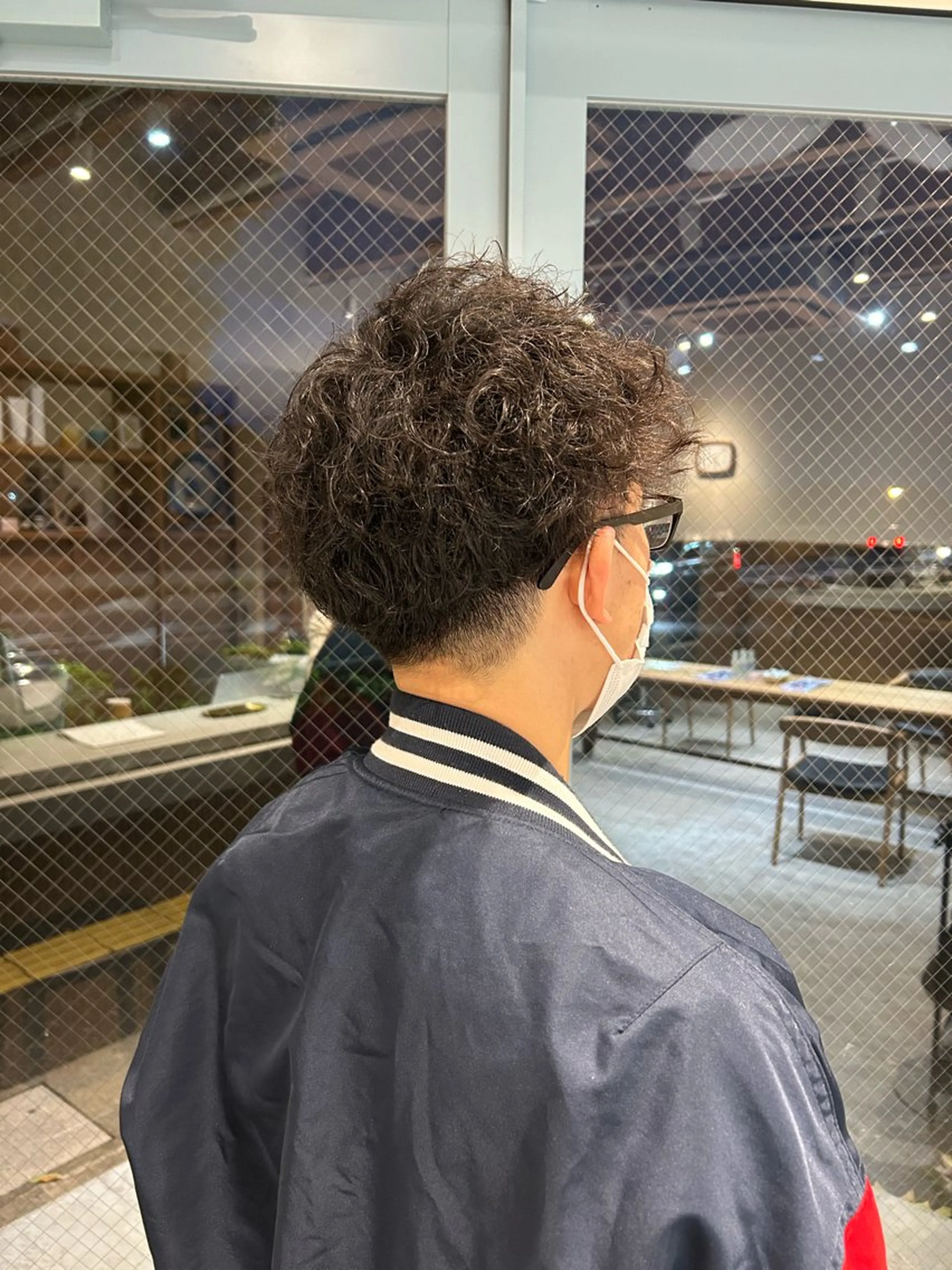 パーマ メンズ 藤田 果穂のヘアスタイル