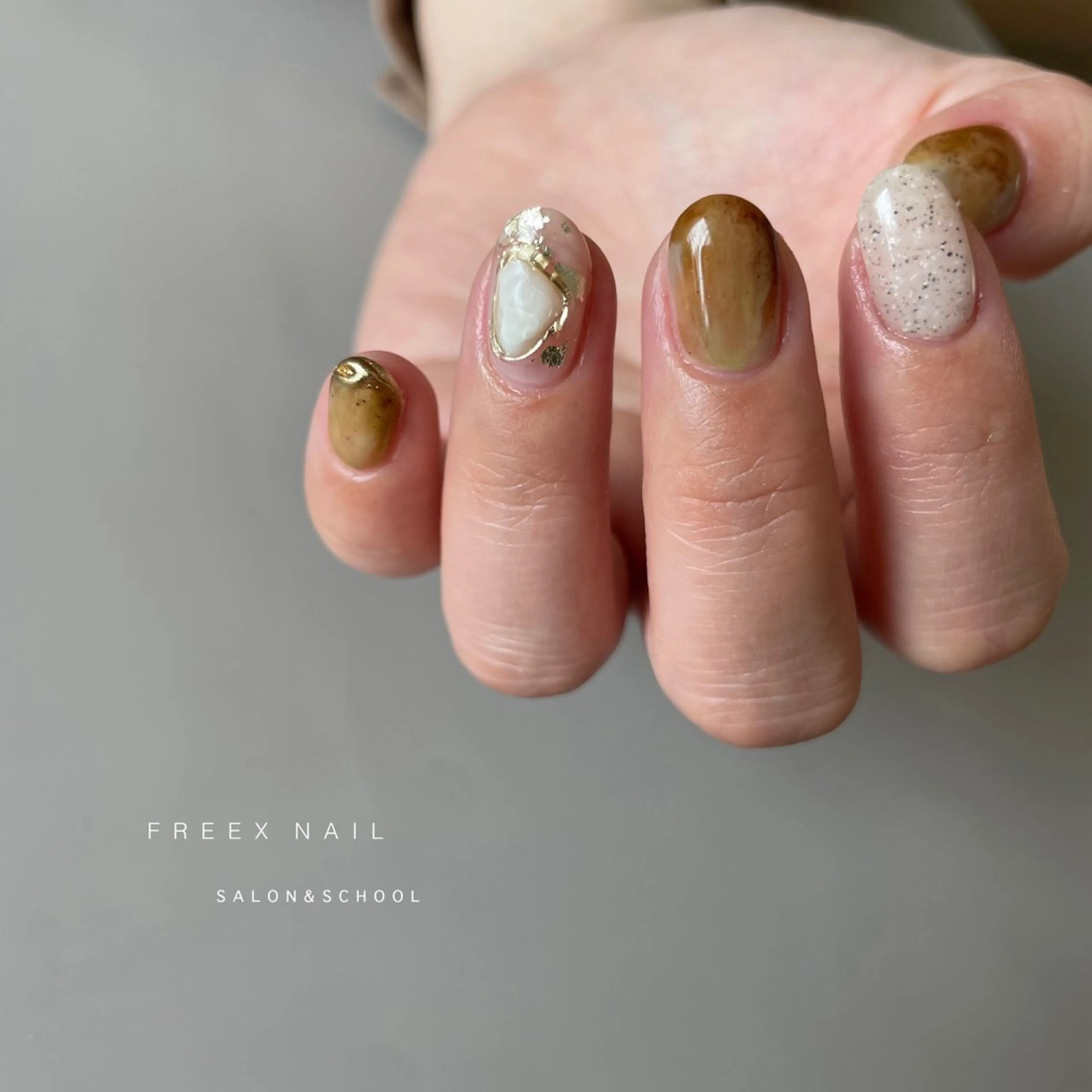 ネイル ニュアンスネイル ハンドネイル ハンドケア freex nail /ニュアンス/個性派のネイルデザイン