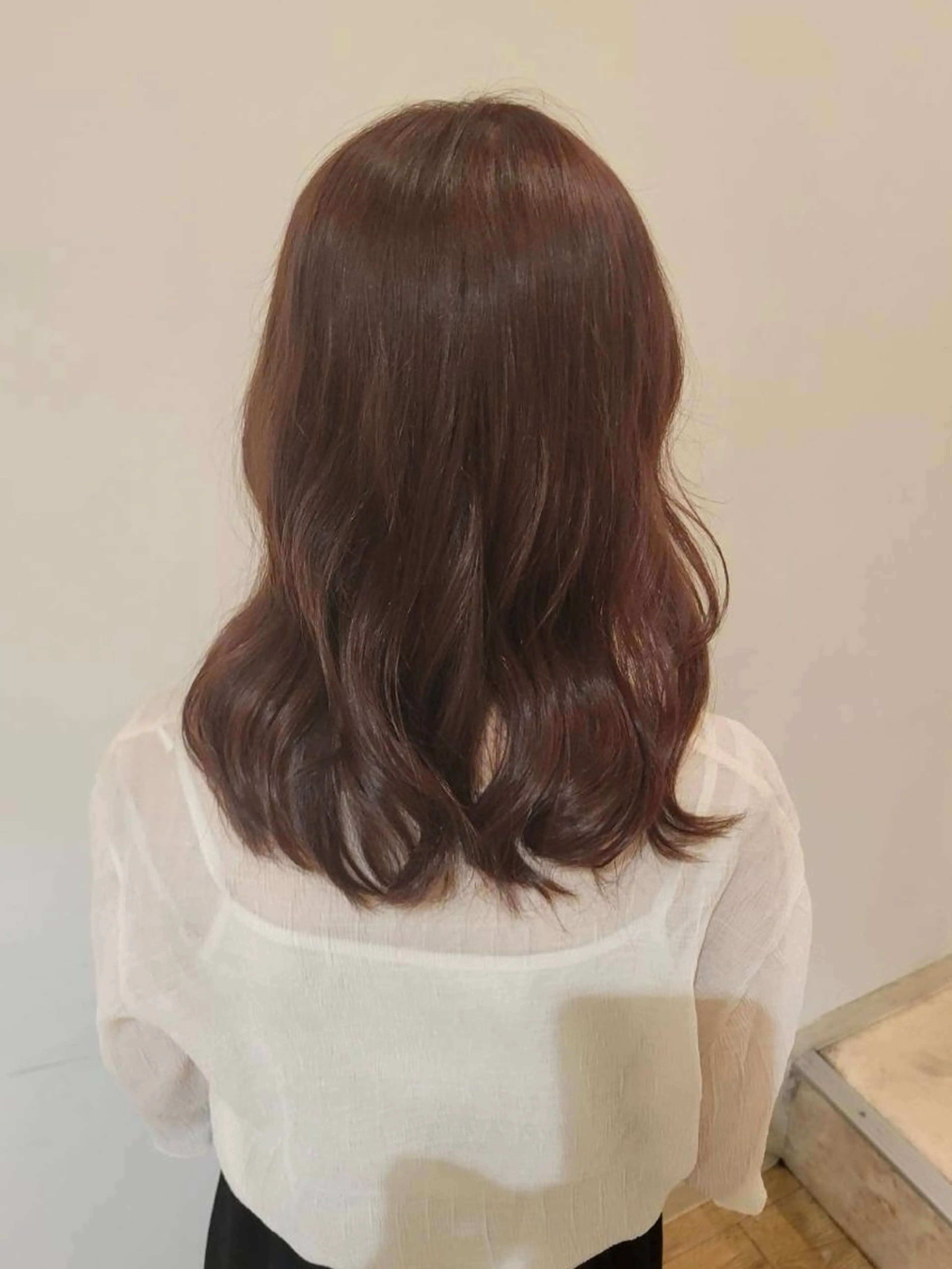 ミディアム カラー ピンクカラー 暖色・寒色カラー / 関根涼太のヘアスタイル