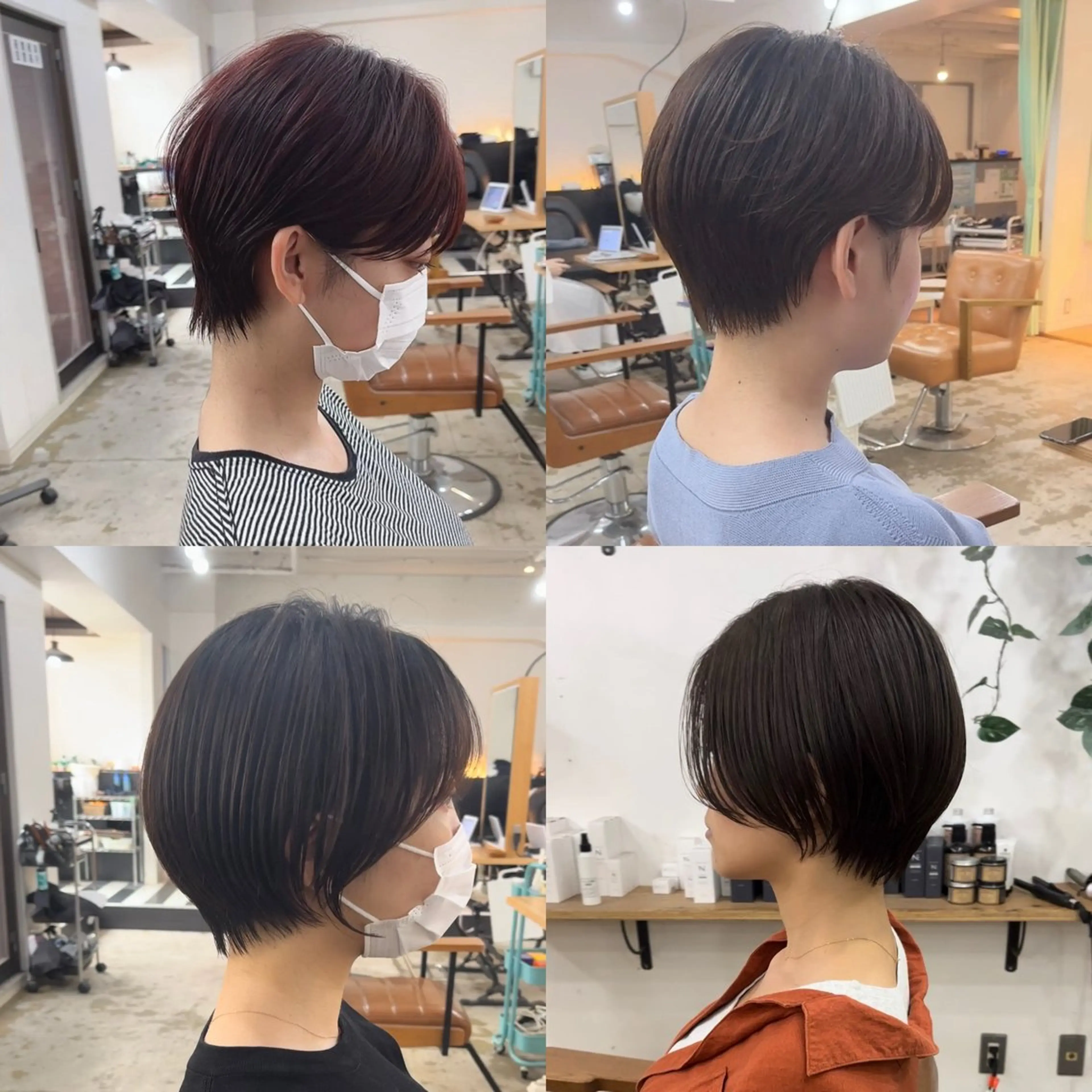 ショート カラー ショートヘア カット ヘアカラー ショートヘア、ボブ こやさん　コヤマのヘアスタイル