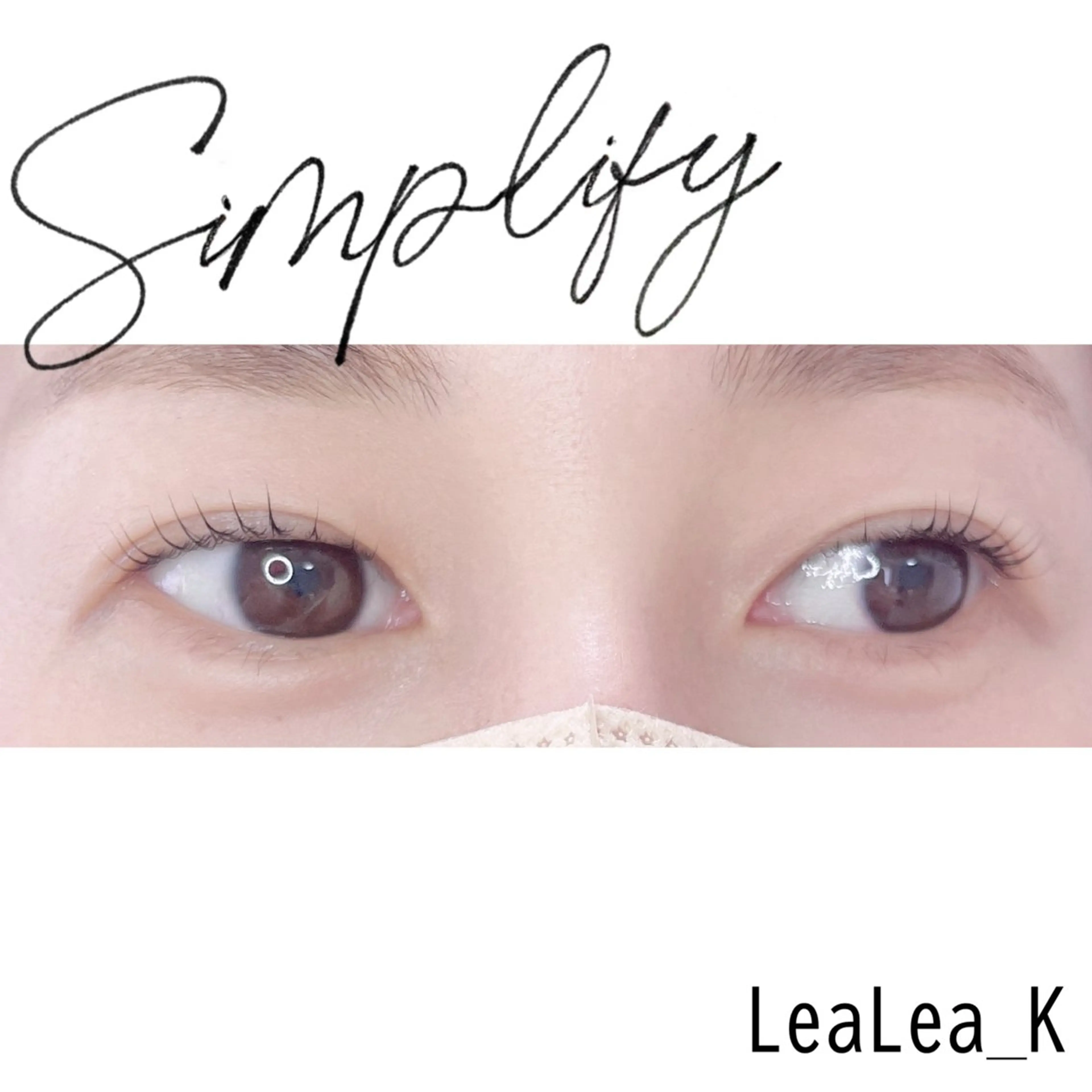 マツエク・マツパ 一重×まつ毛パーマ LeaLea_K MIZUKIのマツエク・マツパデザイン