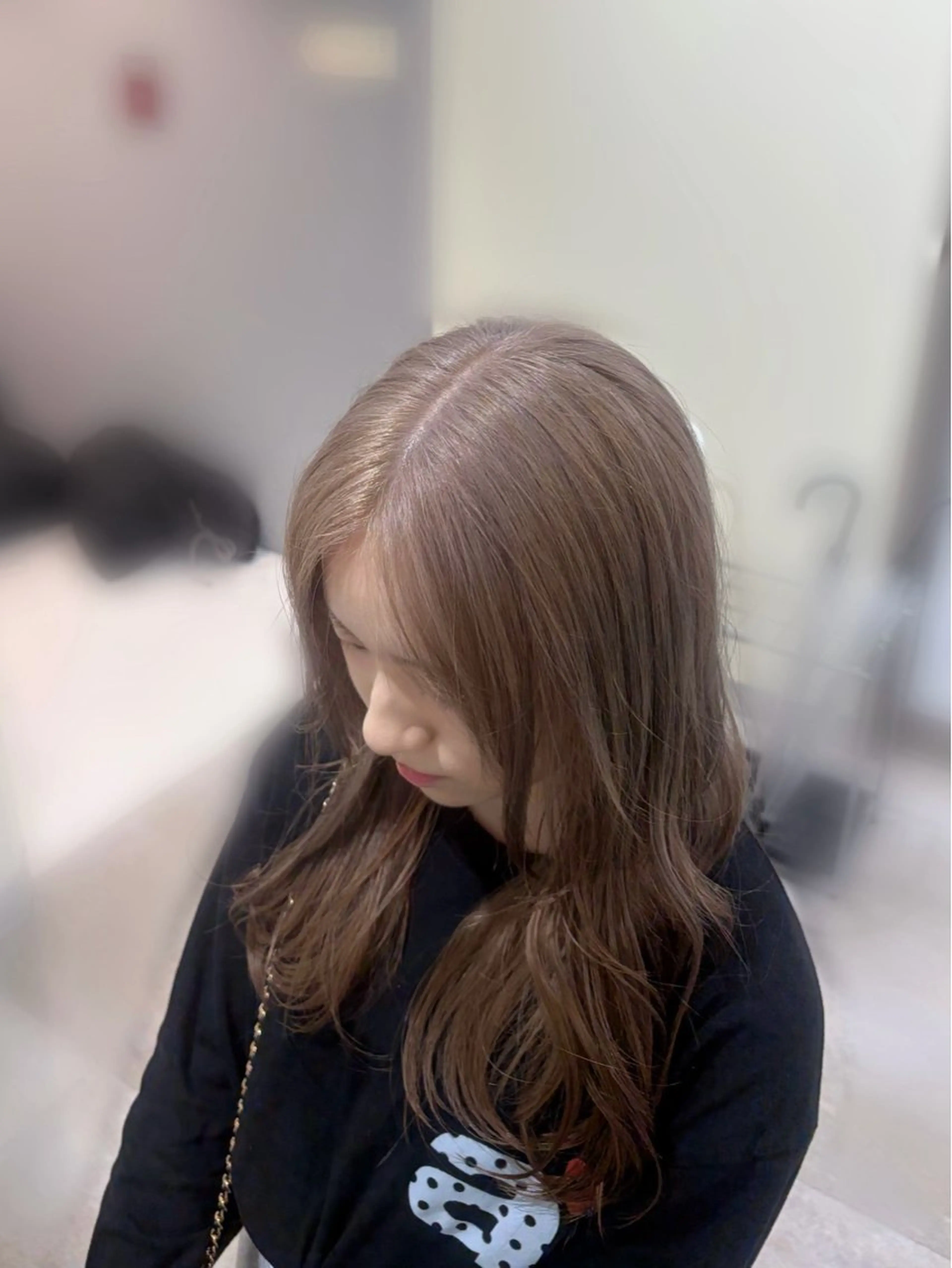 ロング ヘアカラー 艶髪ハイトーン✖️ デザインシュンペイのヘアスタイル