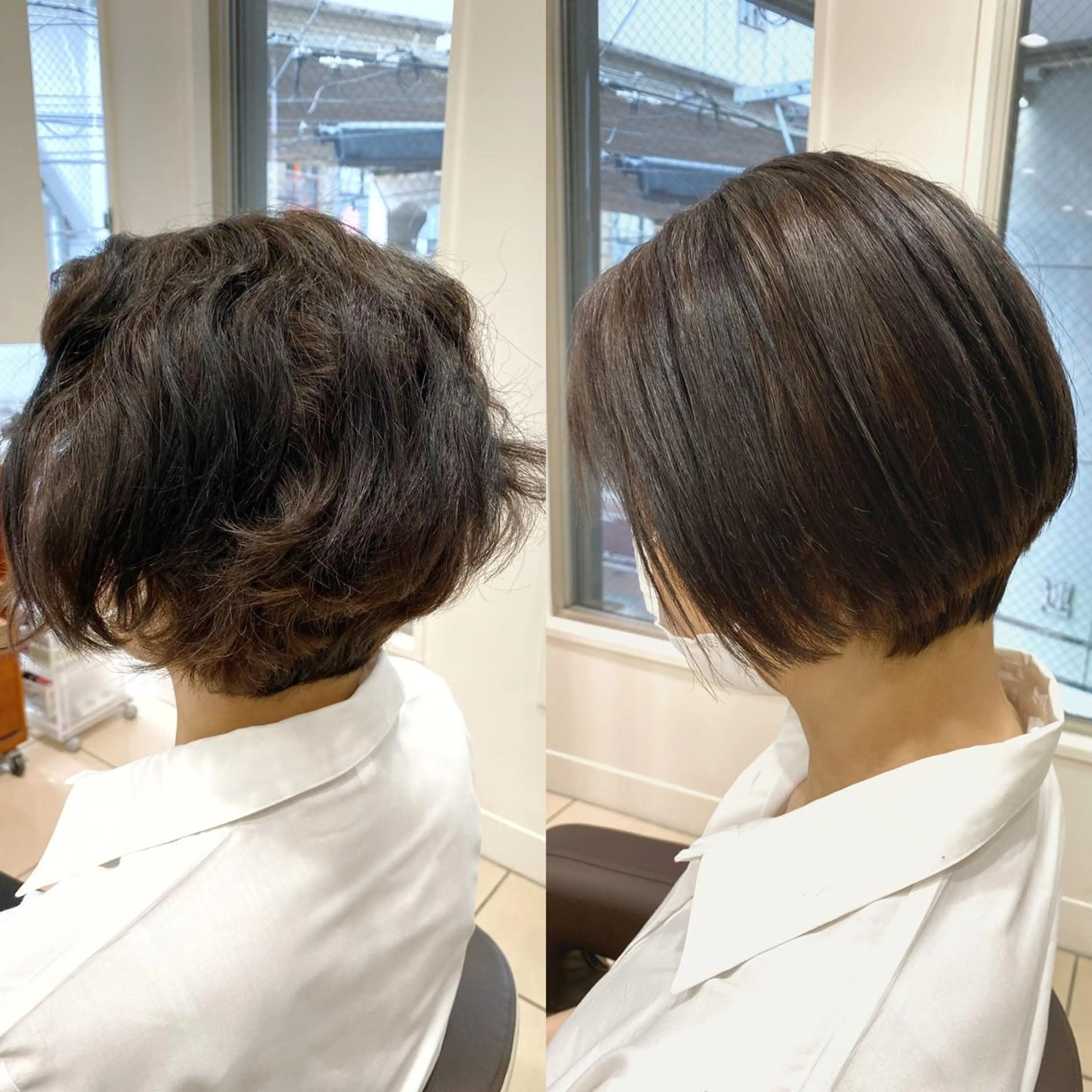 ショート パーマ カット 縮毛矯正 トリートメント 髪質改善特化美容師 小林和哉のヘアスタイル