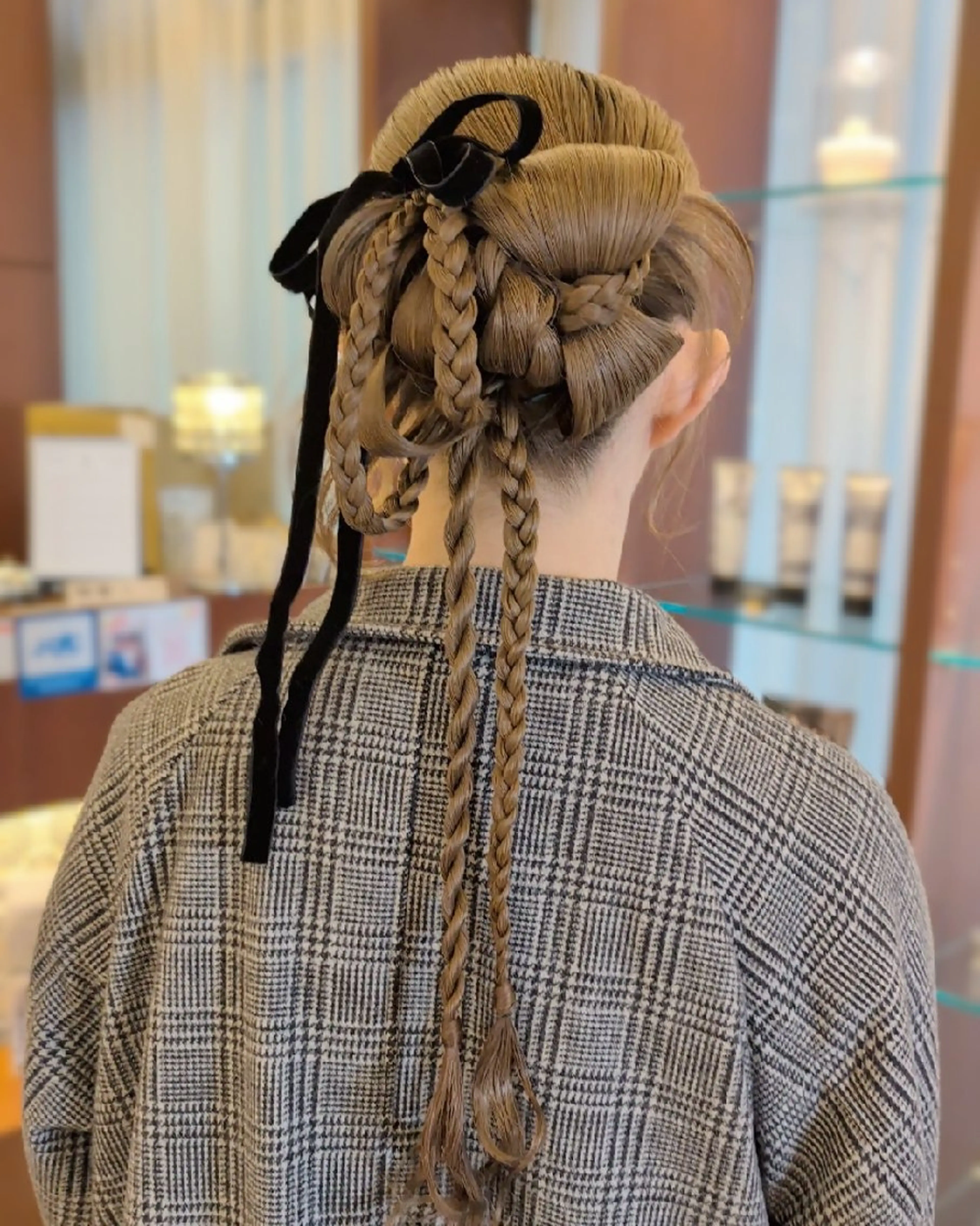 ヘアアレンジ ヘアセット ブランシェ勝川南口店 石原 あゆみのマツエク・マツパデザイン