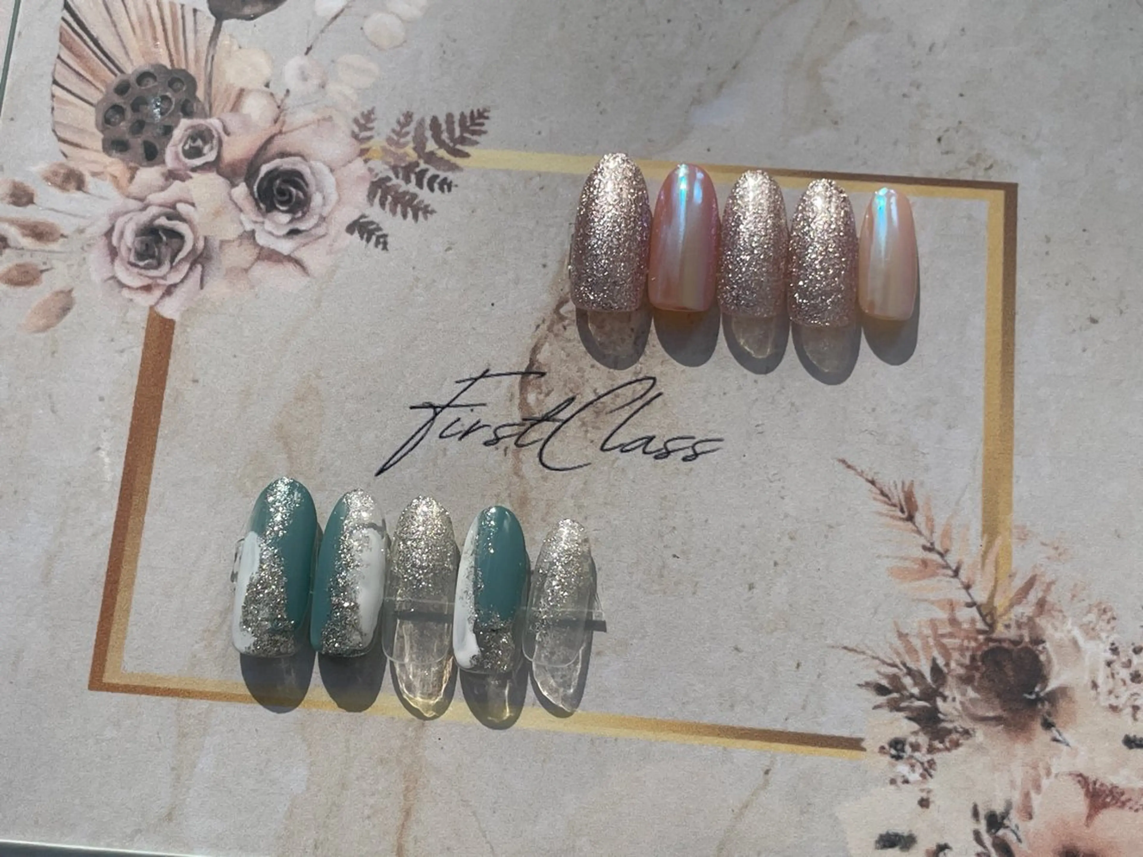 ネイル 長さ出し ハンドネイル 。 YURiのネイルデザイン