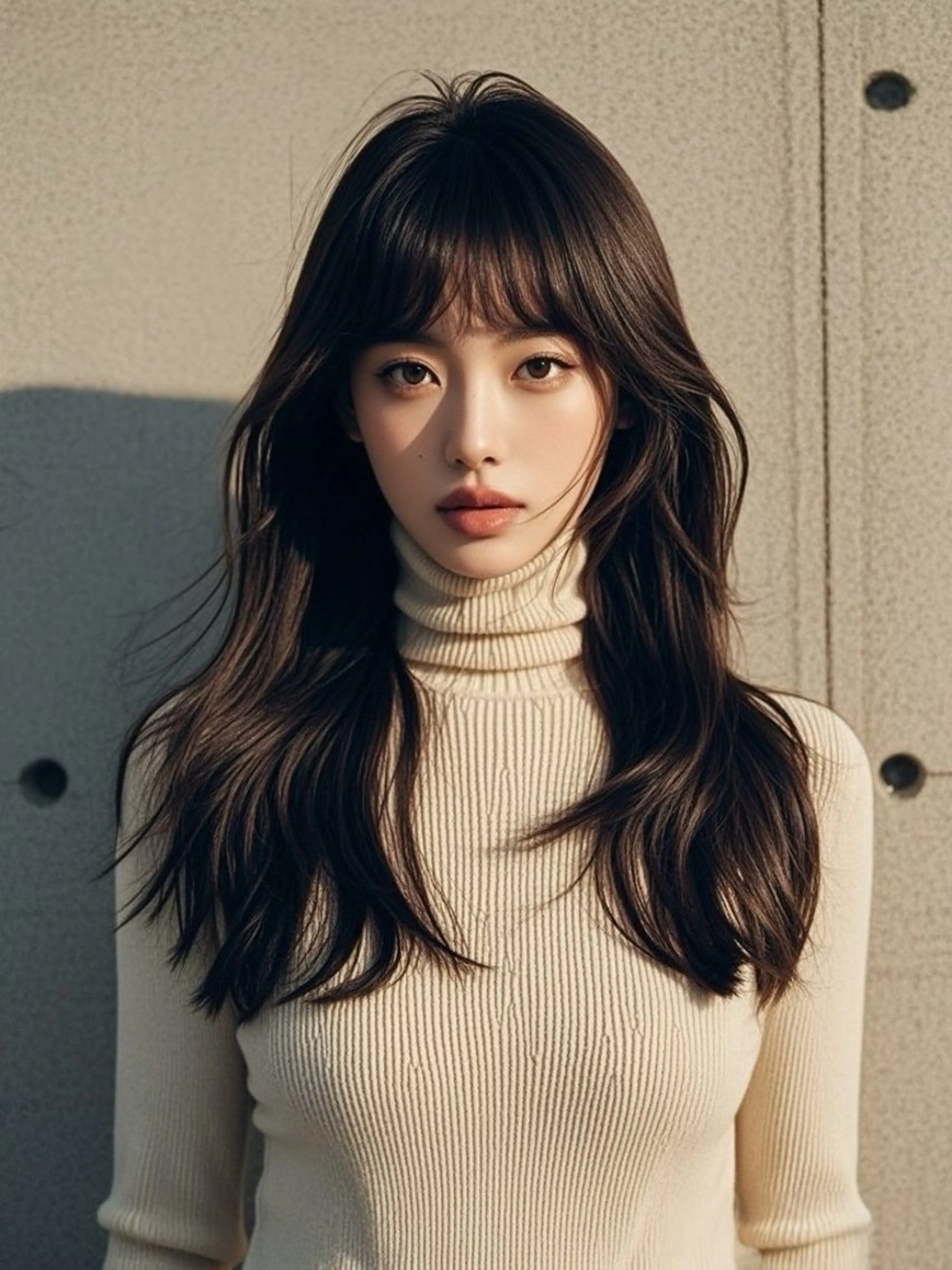 ロング ショートボブ アッシュ ボブ くびれヘア ハッシュカット カット ヘアカラー トリートメント ウルフカット 811 大阪梅田 ウルフのヘアスタイル