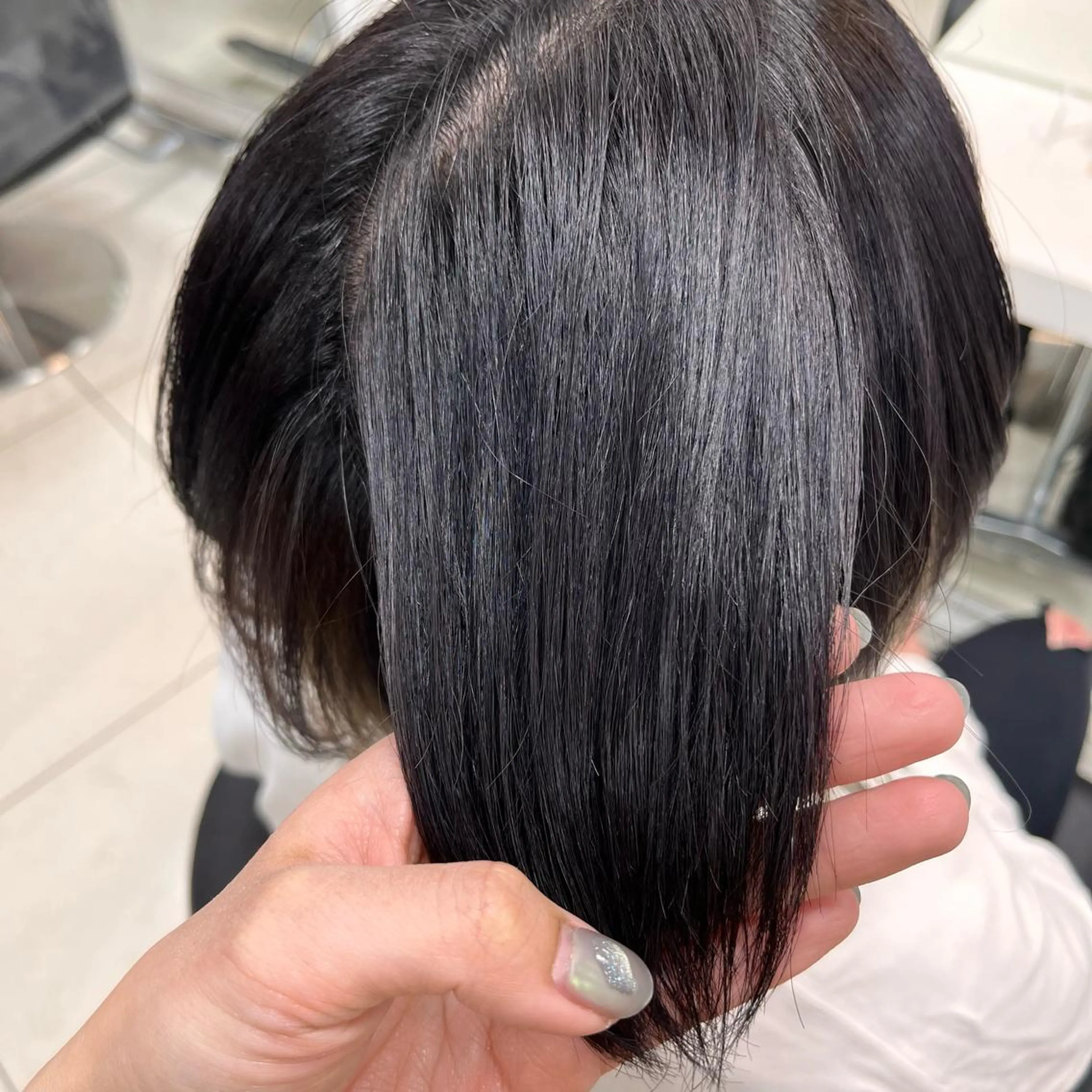 ショート カラー ブルーカラー ラベンダーカラー カット ヘアカラー トリートメント 【メンズ縮毛矯正/ Ryokaのヘアスタイル