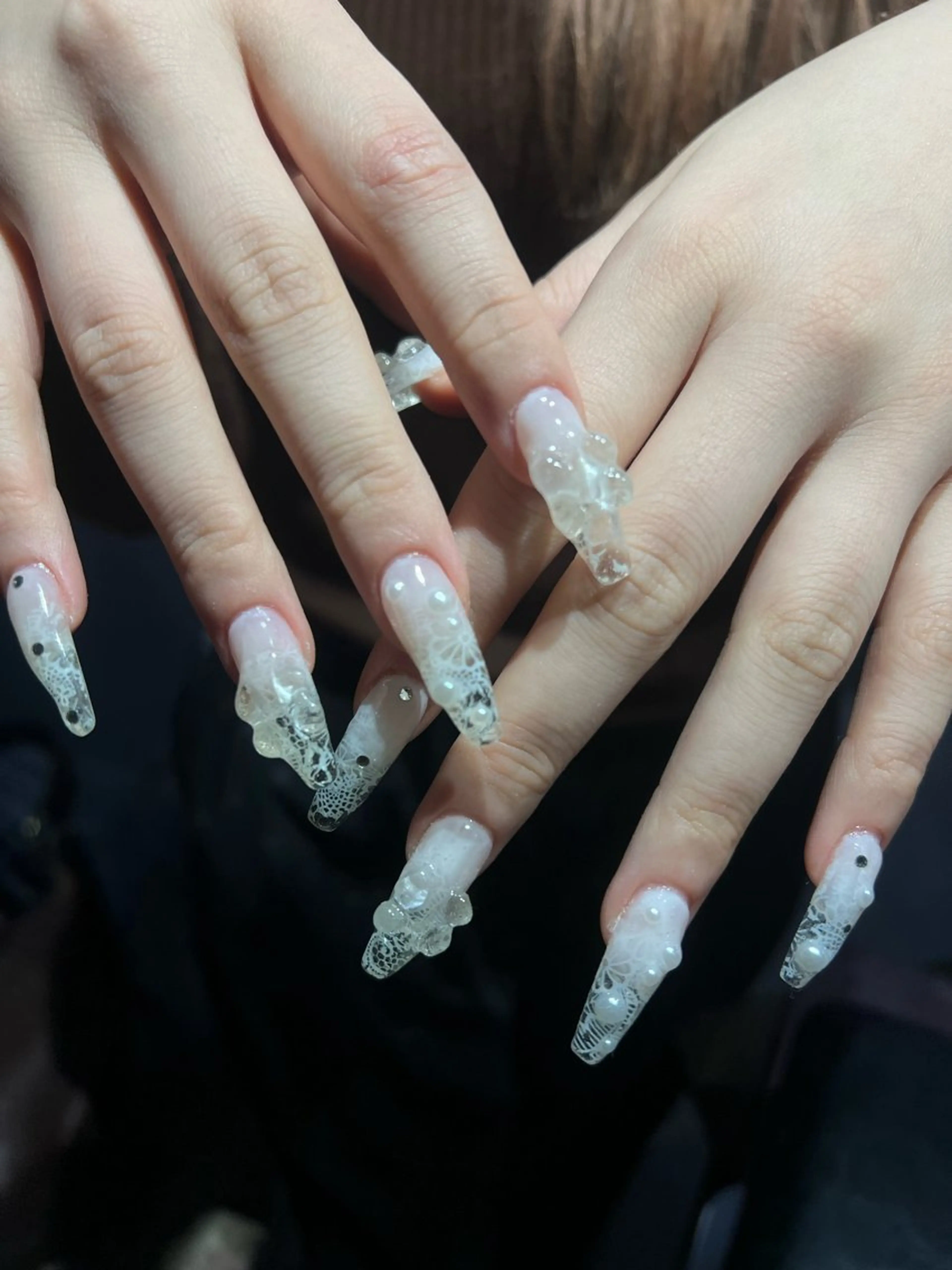 ネイル ハンドネイル Hata nail 🎀個性派ニュアンスのネイルデザイン