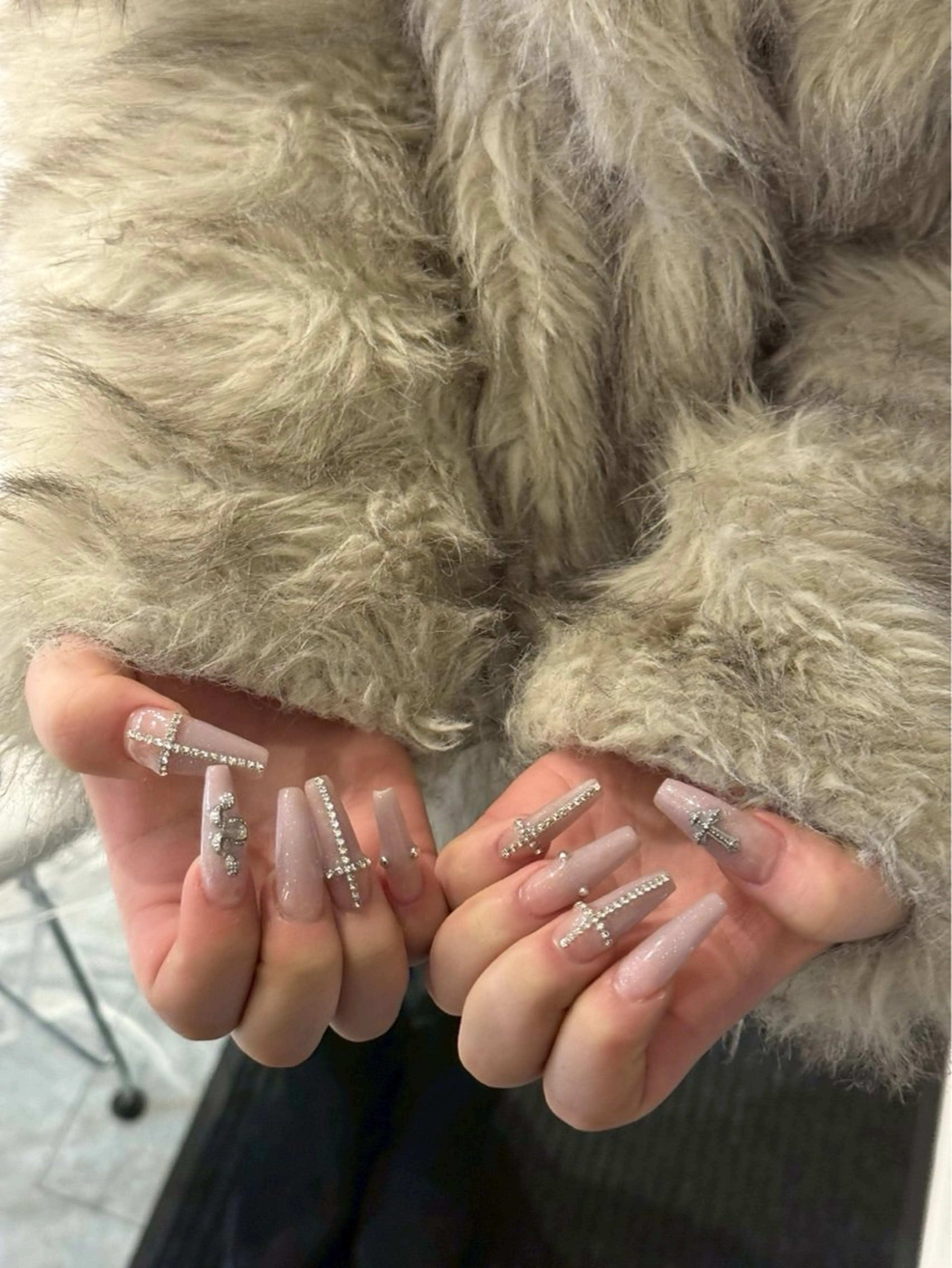 ネイル ラメ(グリッター) ラメグラデーション スカルプネイル ハンドネイル 【ORGAN】 nailのネイルデザイン