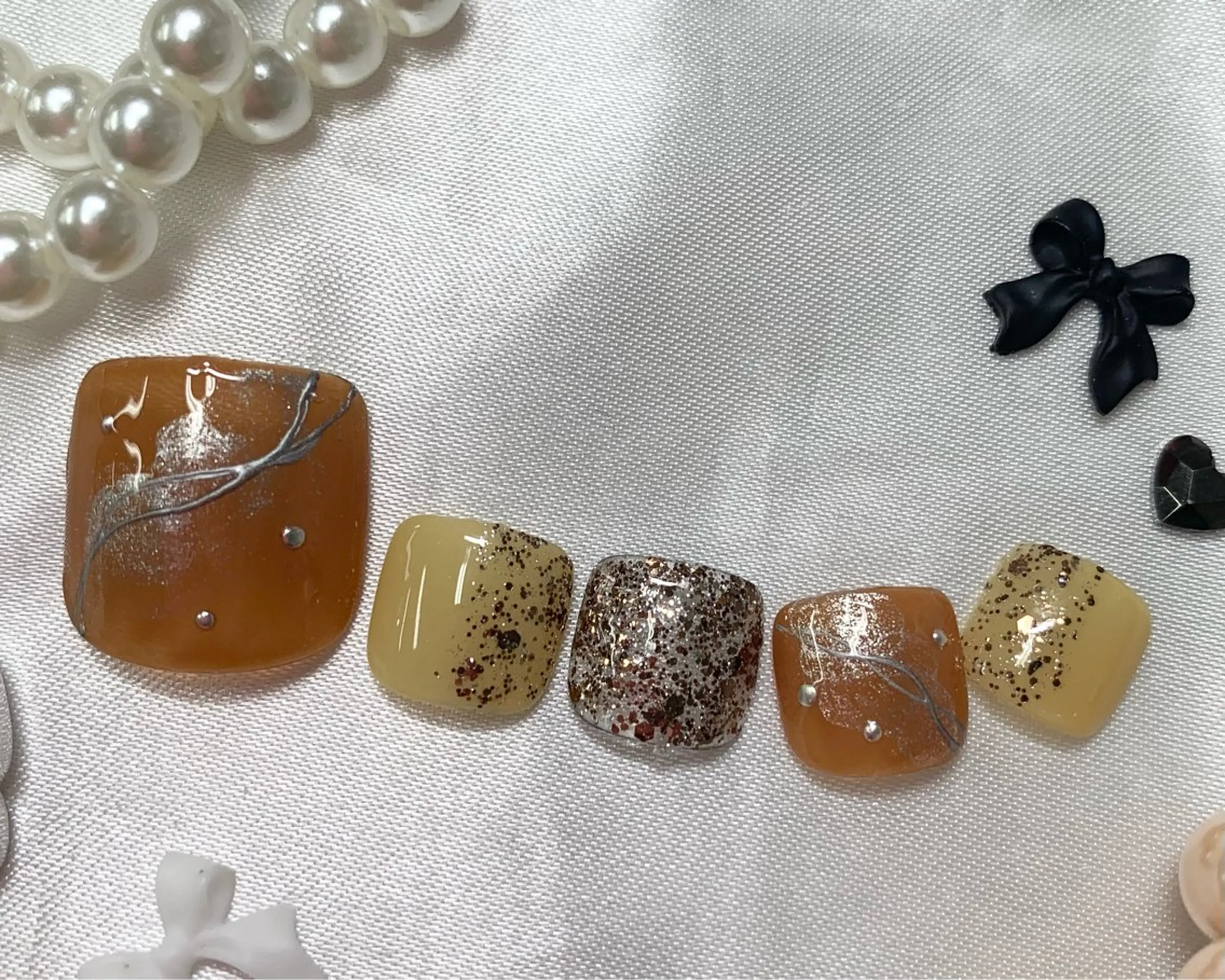 ネイル フットネイル プティリボン 武蔵小金井店のネイルデザイン