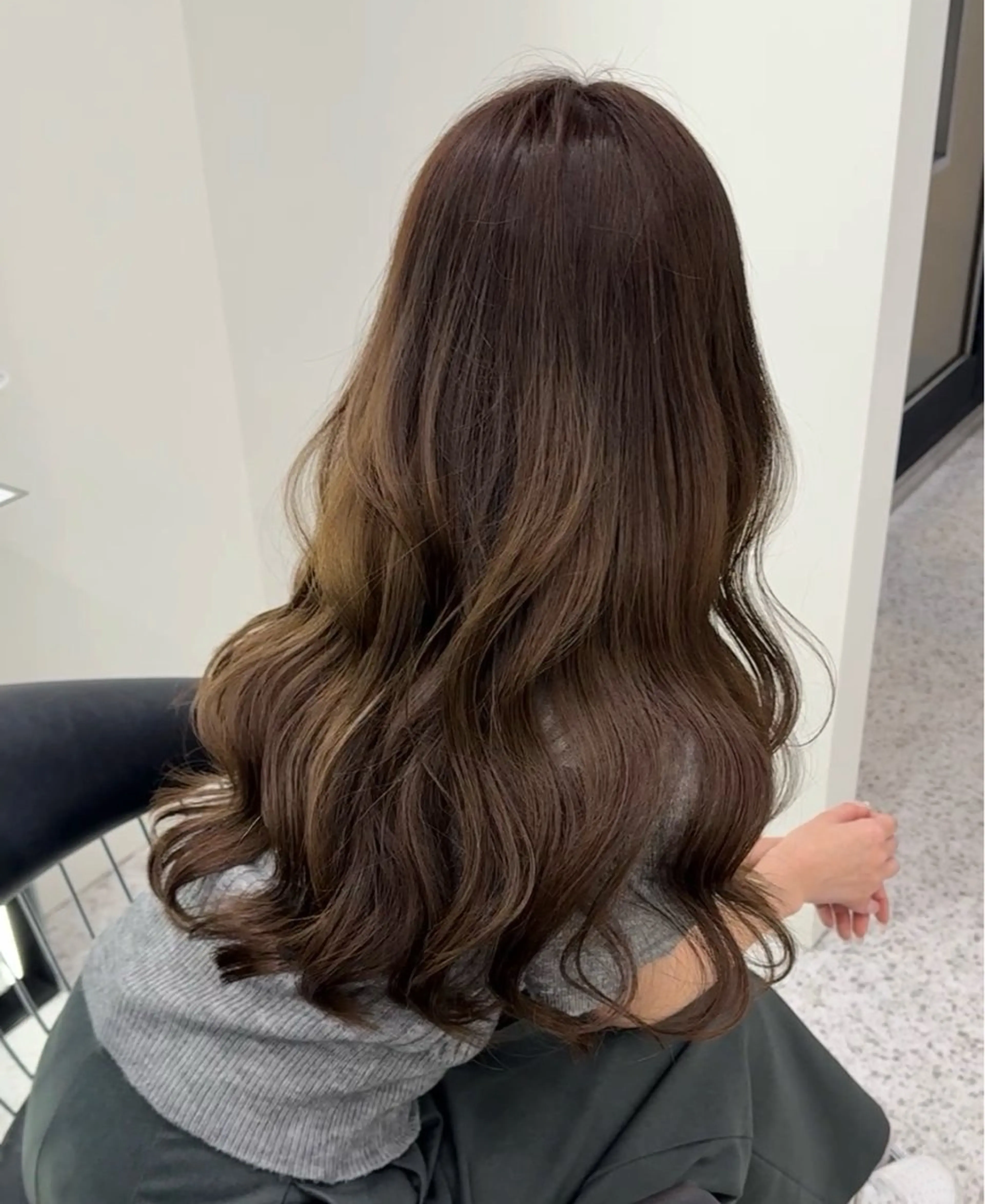 ミディアム ヘアカラー トリートメント 髪質改善カラー/ 表参道/こはるのヘアスタイル