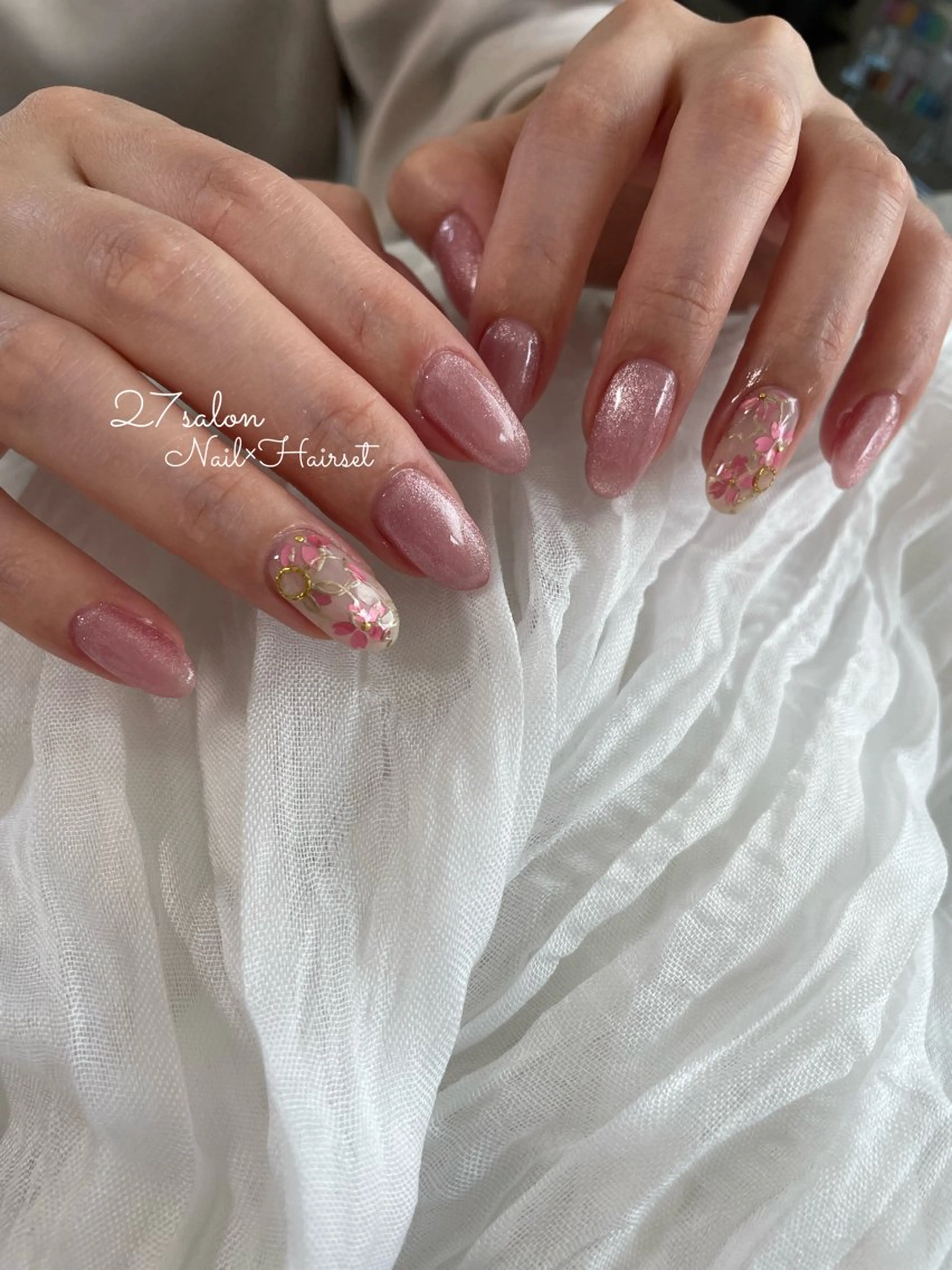 ネイル マグネットネイル 27salon yuinaのネイルデザイン