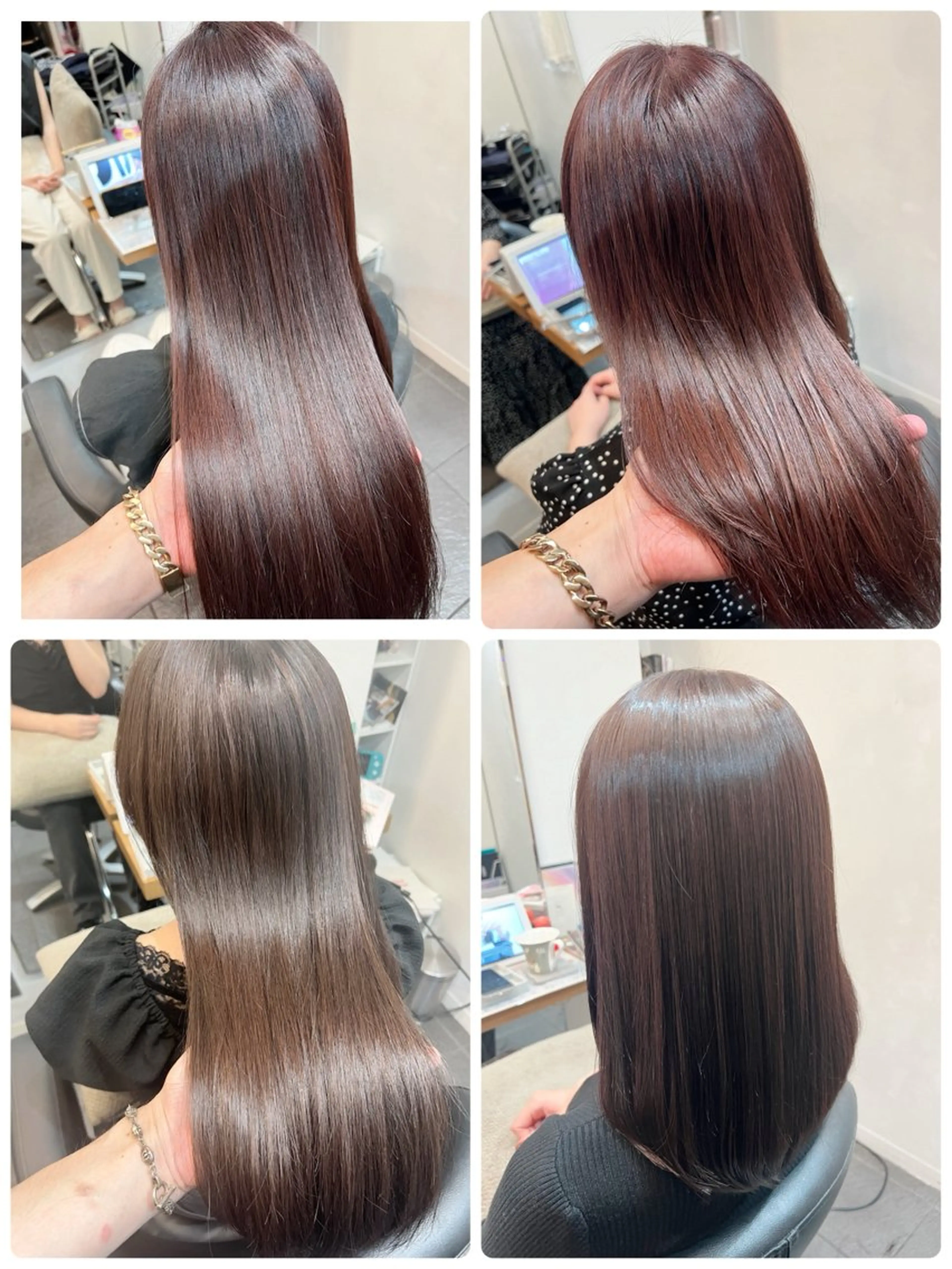 カラー ブリーチ ブリーチなしカラー ヘアカラー トリートメント ヘッドスパ グレージュ/髪質改善 Yamato.hのヘアスタイル