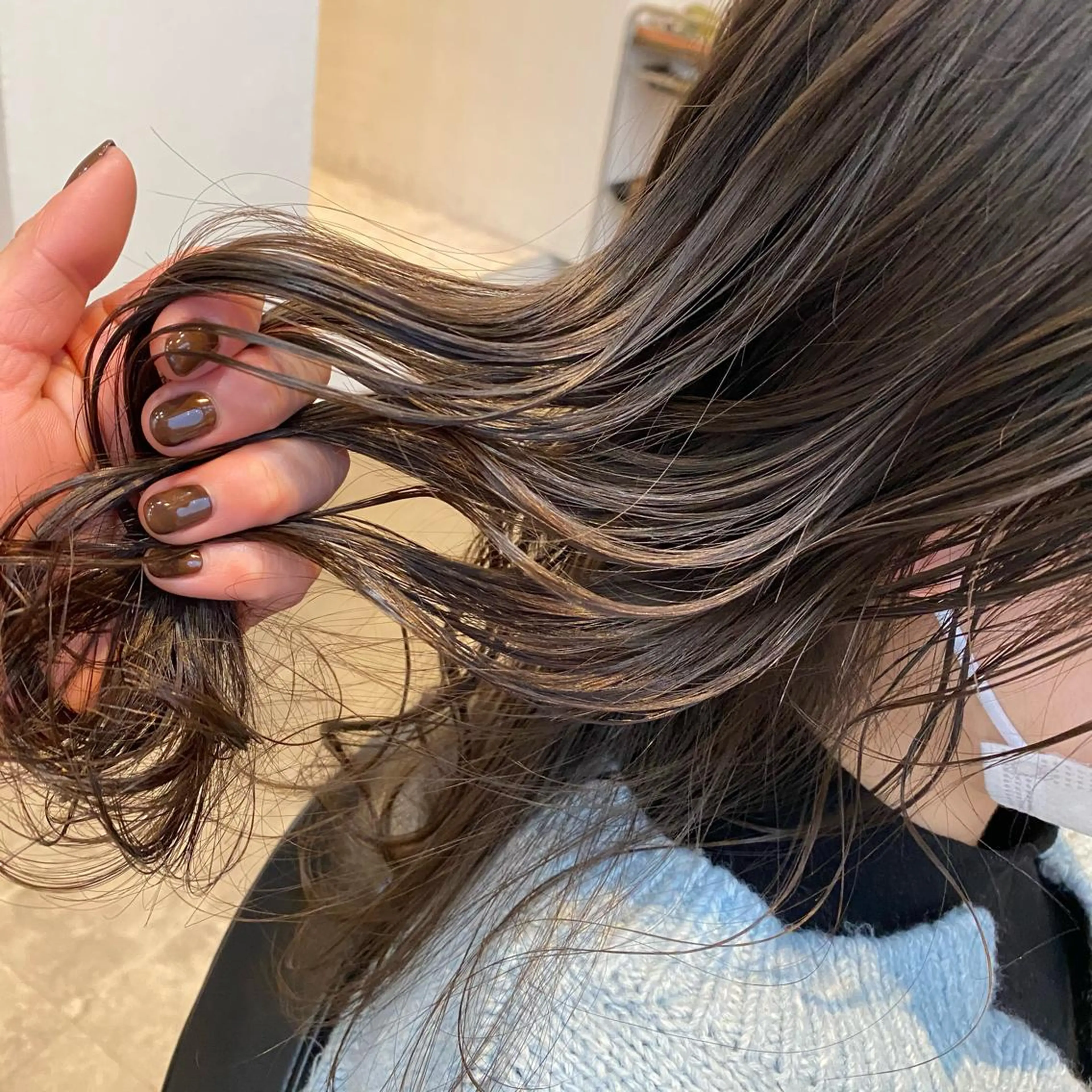 セミロング 今井 悠菜のヘアスタイル