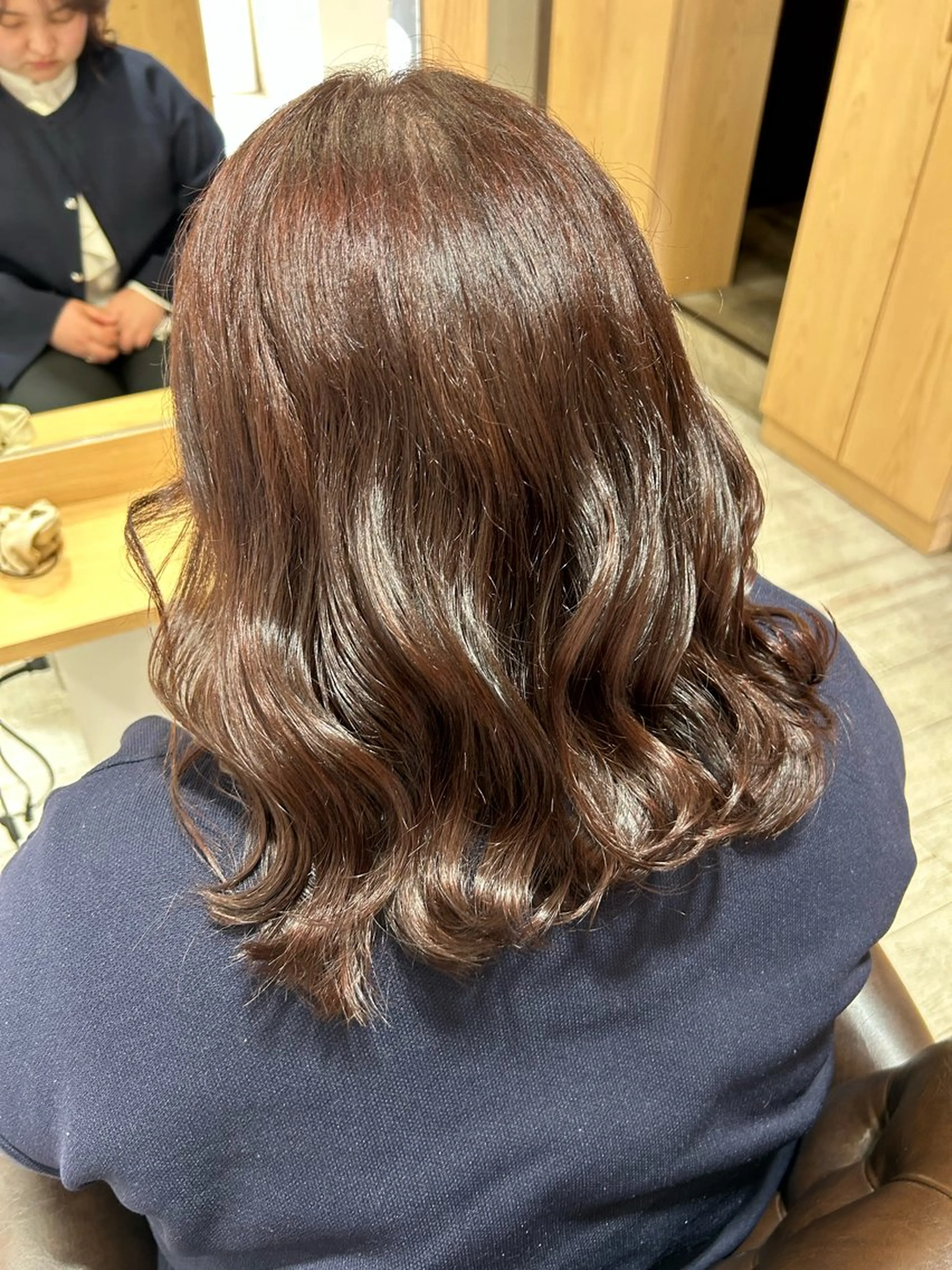 ミディアム ヘアカラー 脇田 志穂のヘアスタイル