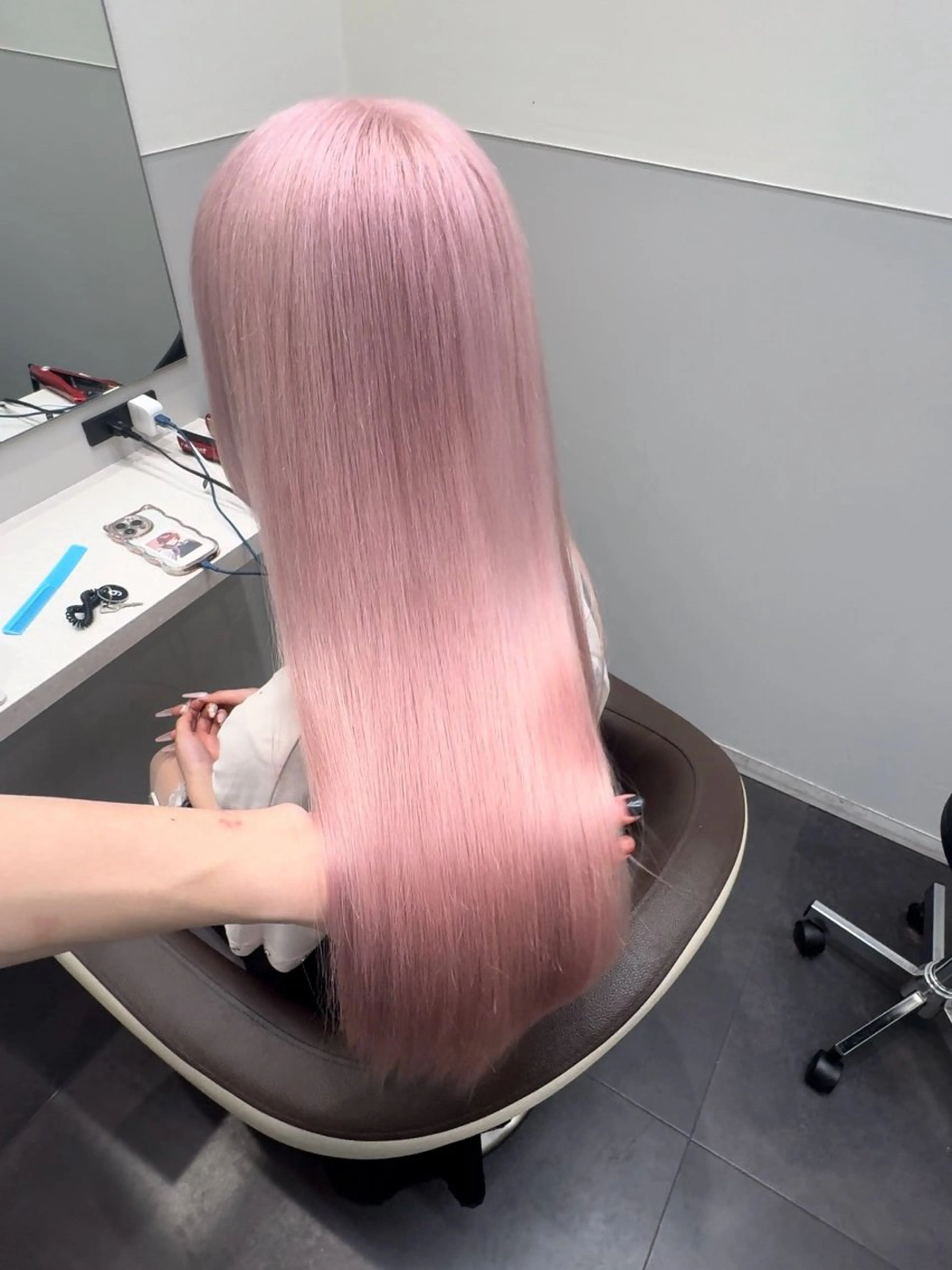 ロング カラー カット ヘアカラー トリートメント 佐々木 哲太のヘアスタイル