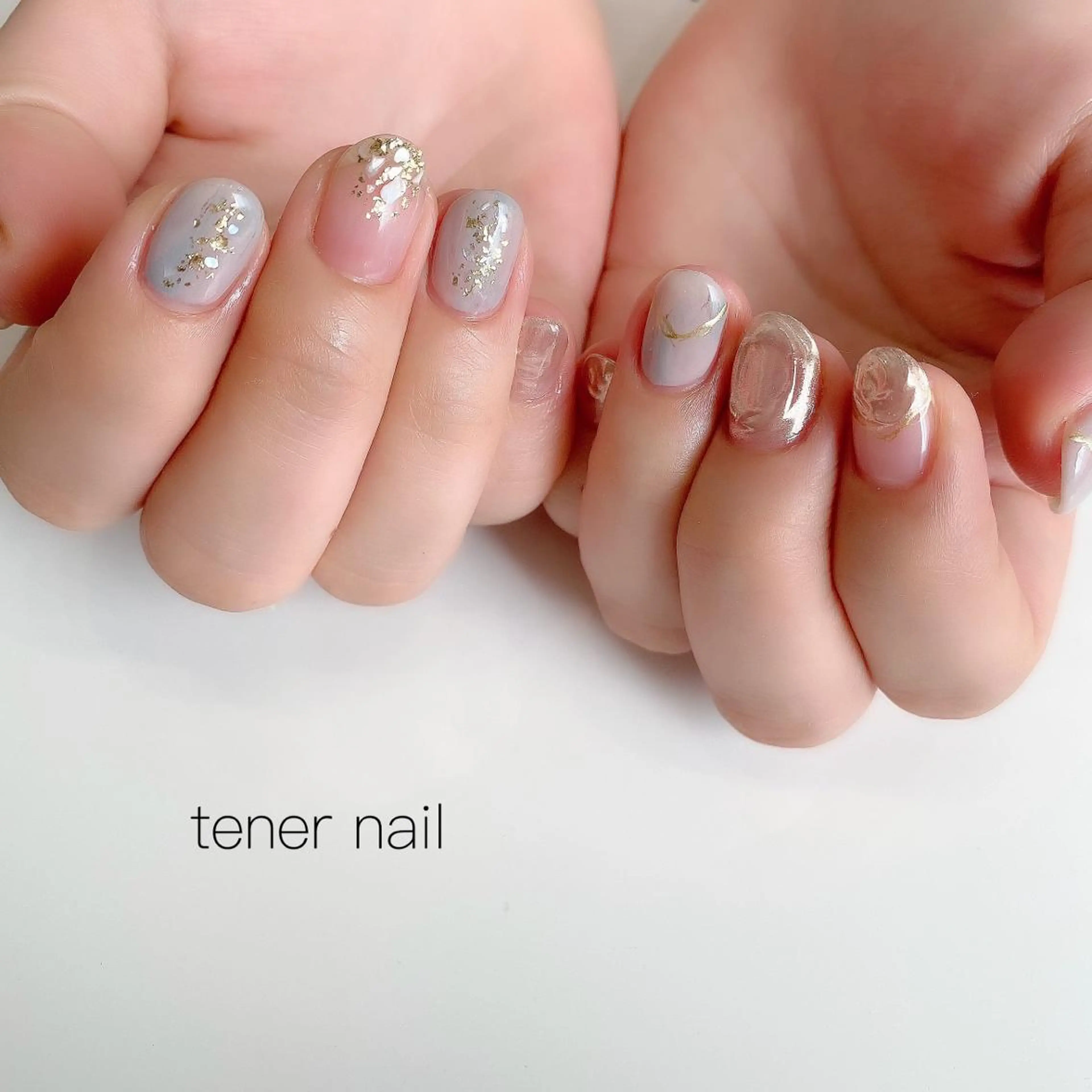 ネイル ニュアンスネイル ピンク テネルネイル tener nailのネイルデザイン