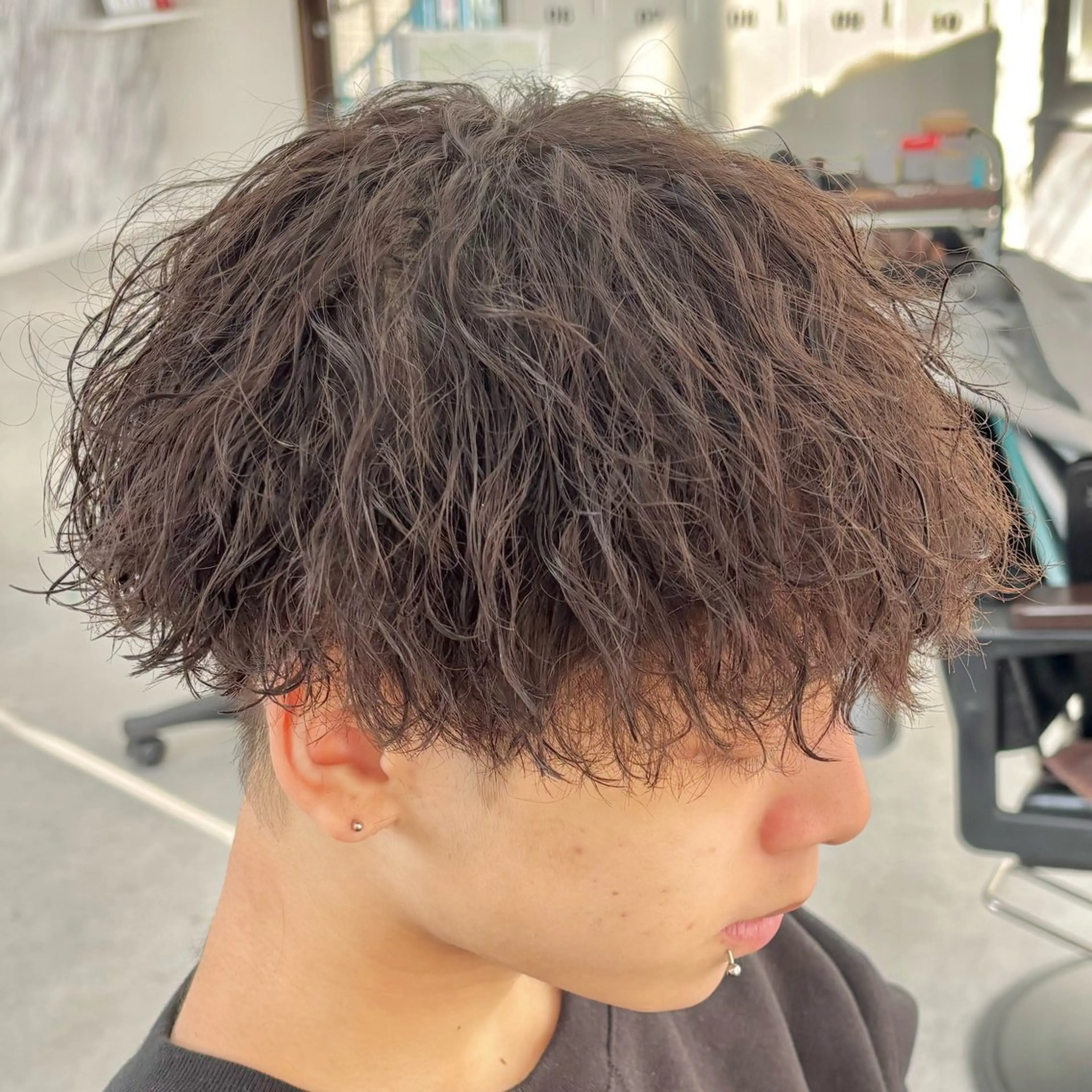 パーマ メンズ メンズパーマ ツイストスパイラルパーマ スパイラルパーマ カット パーマ SOYON船橋店 西澤元気のヘアスタイル