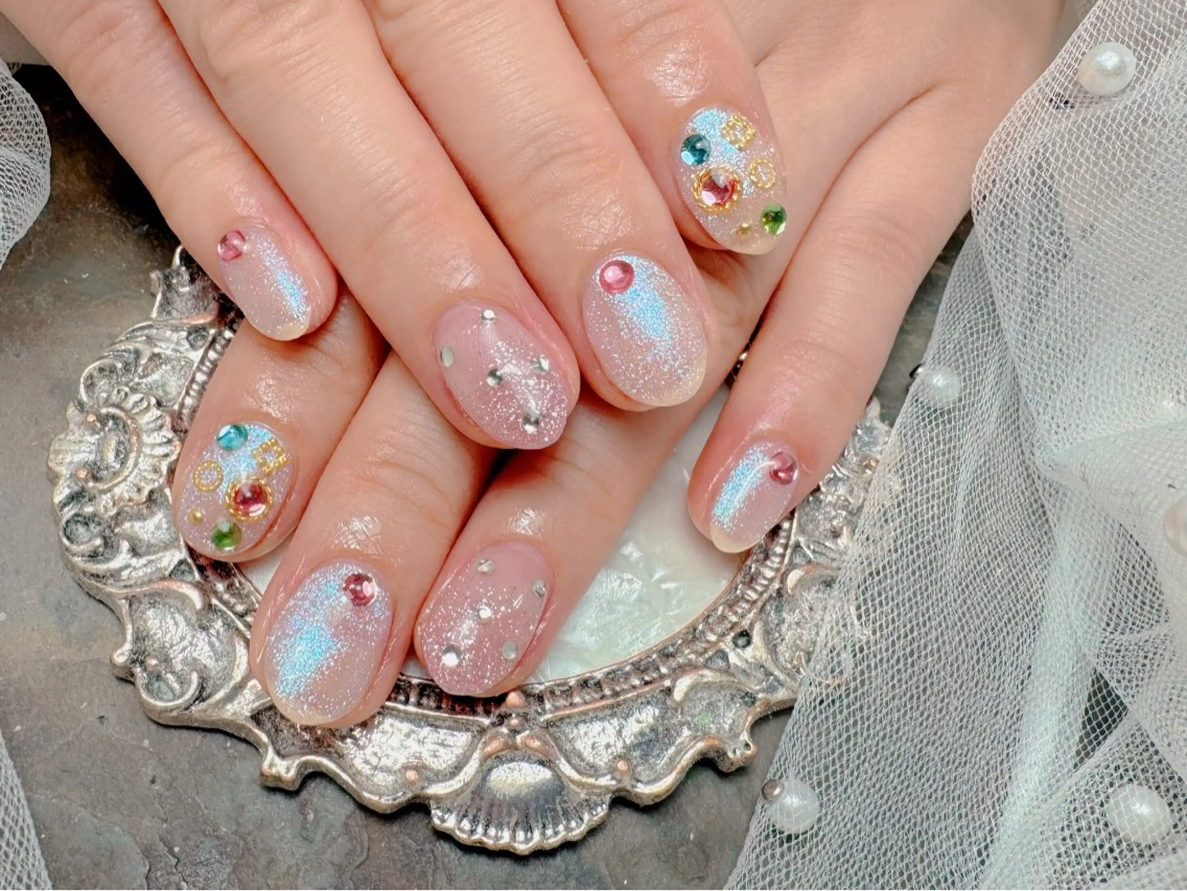 ネイル マジック ミラーのネイルデザイン