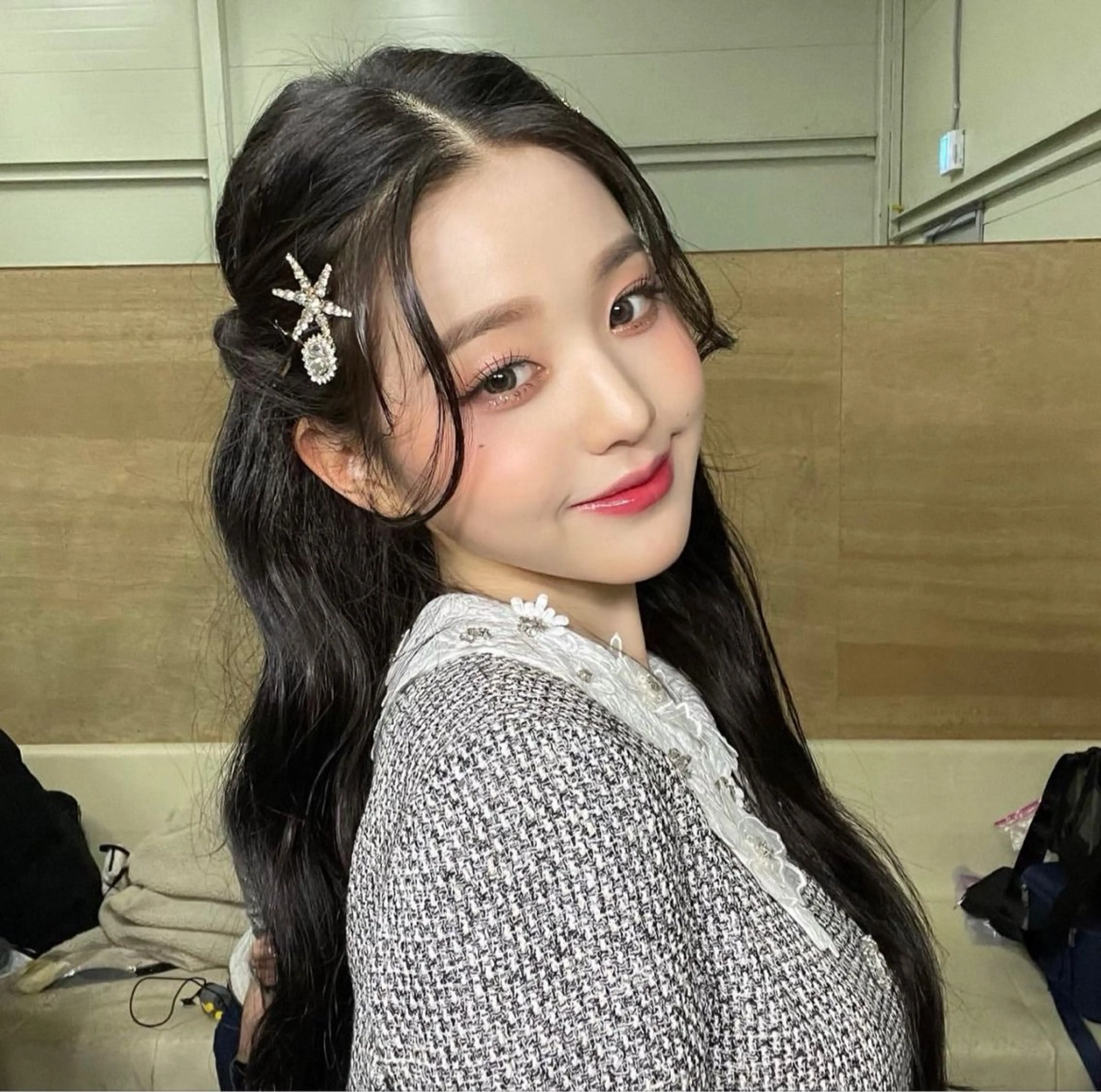 ロング カット 韓国風パーマ/ オリーブ🇰🇷あゆのヘアスタイル