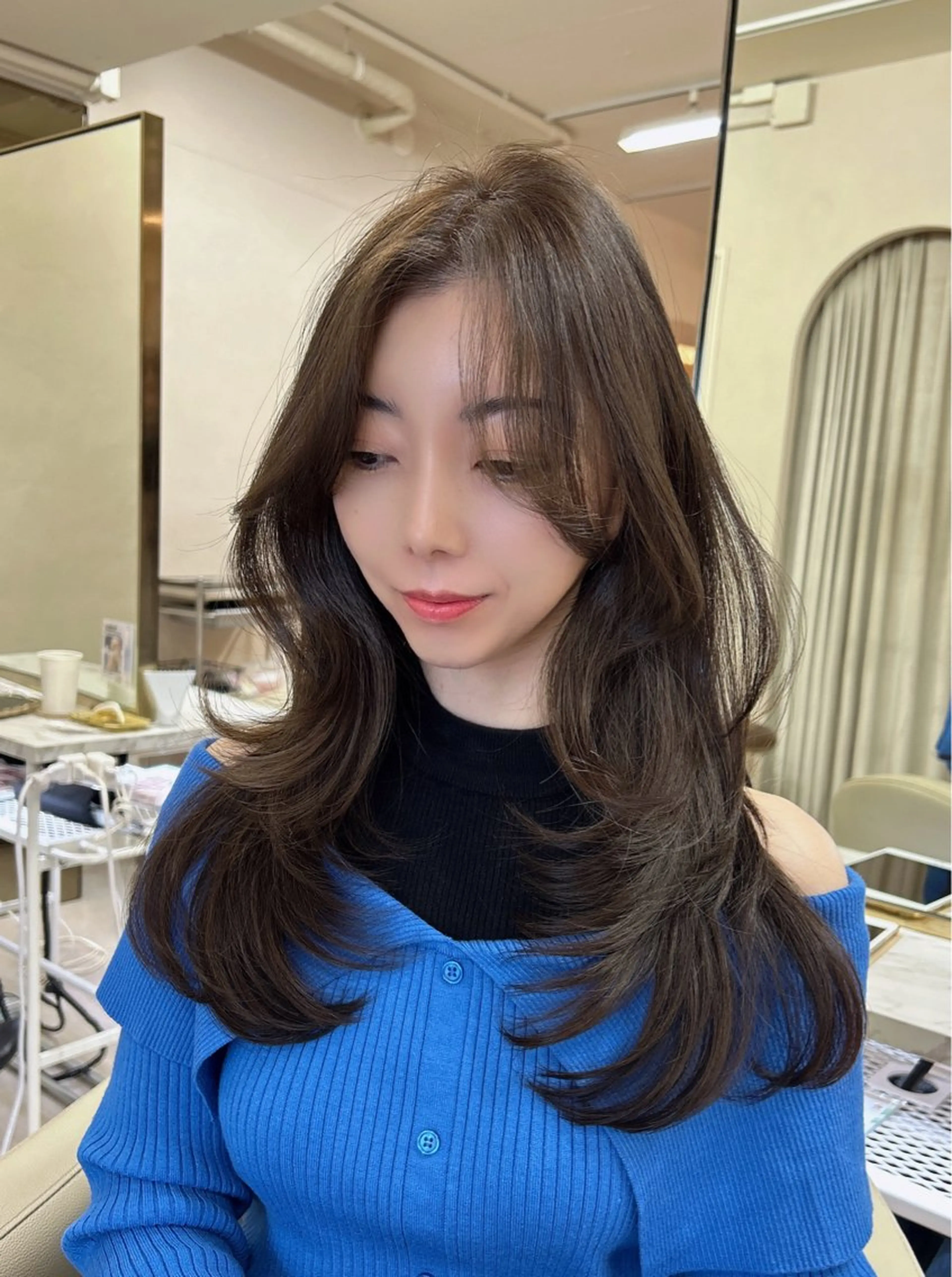 韓国風🇰🇷カット+透明感カラー ¥14300→11800円の写真