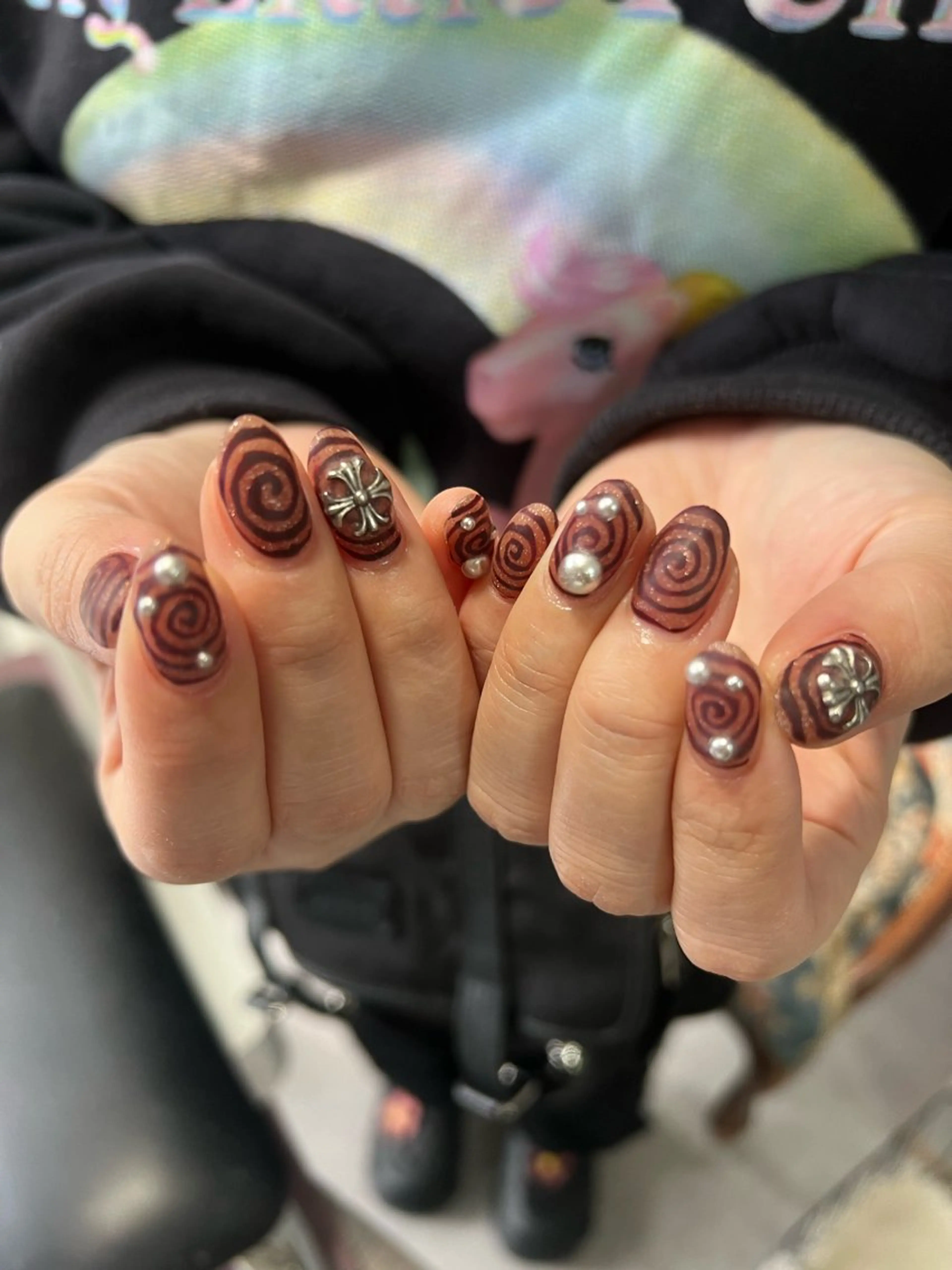 ネイル ハンドネイル Hata nail 🎀個性派ニュアンスのネイルデザイン